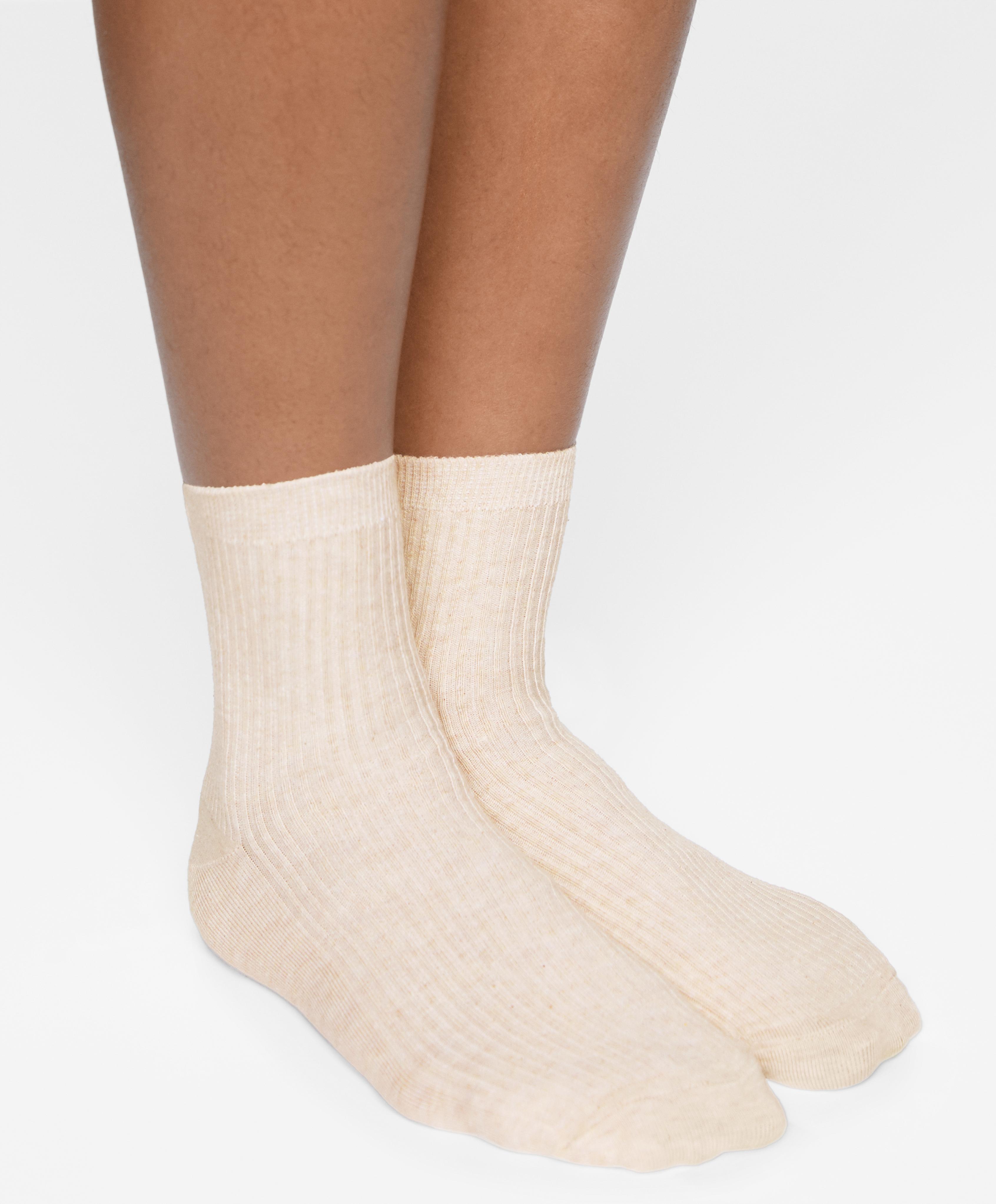 5 PAIRS OF QUARTER SOCKS WITH COTTON