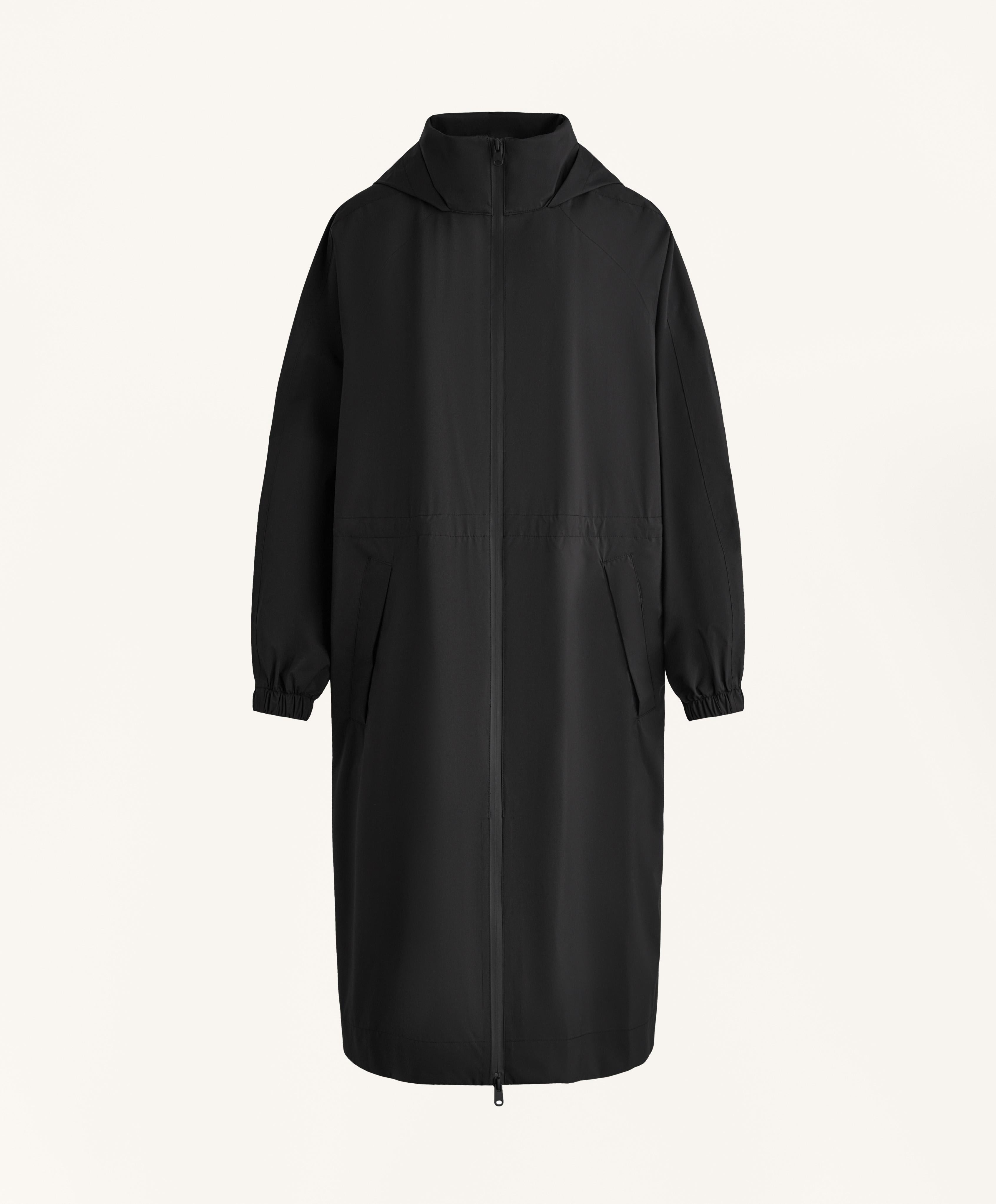 LONG PACKABLE SUPER EXTRA LIGHTWEIGHT 10K WATERPROOF JACKET