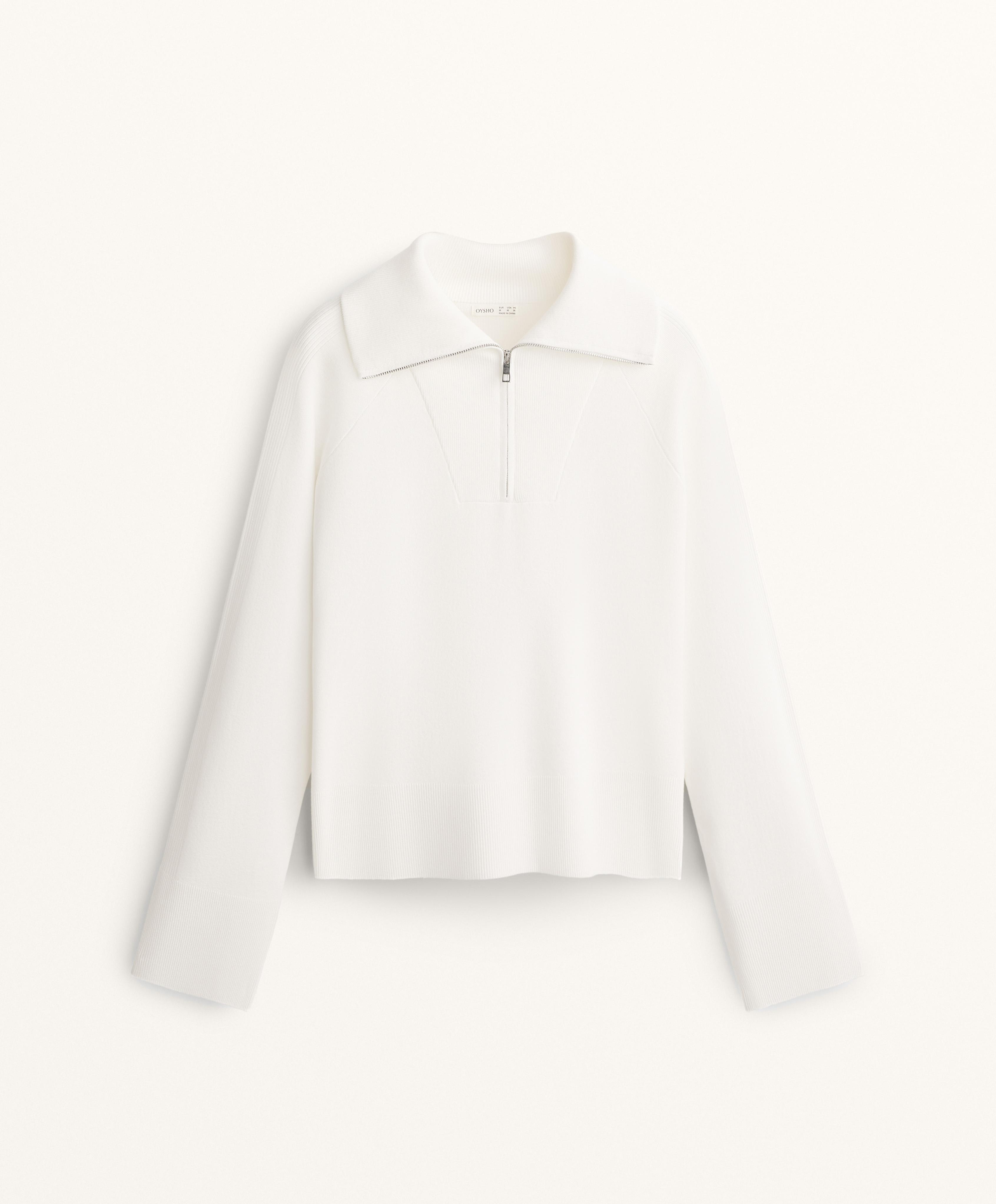 KNIT HALF ZIP JUMPER