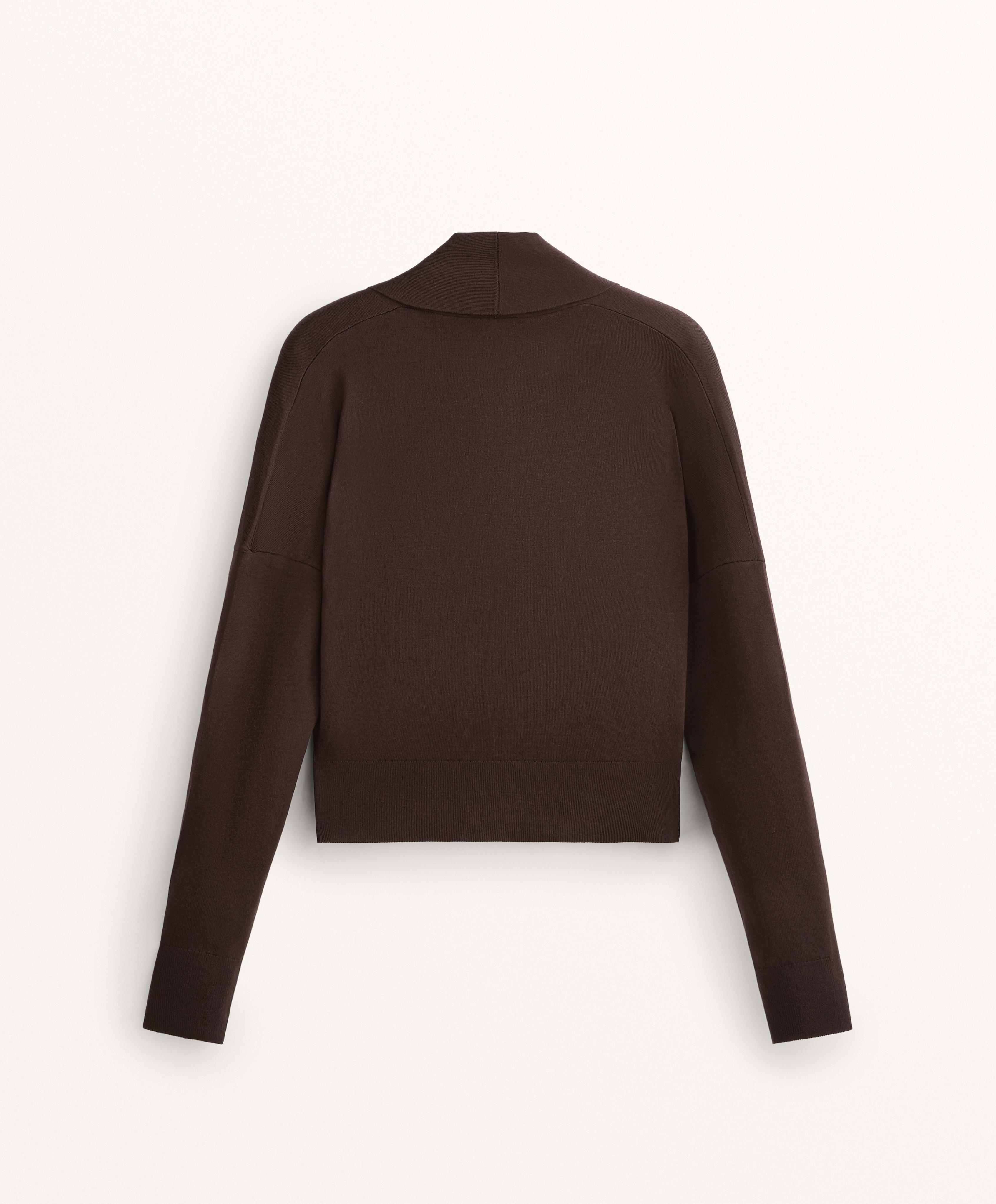 CROSSOVER JUMPER WITH FITTED WAIST