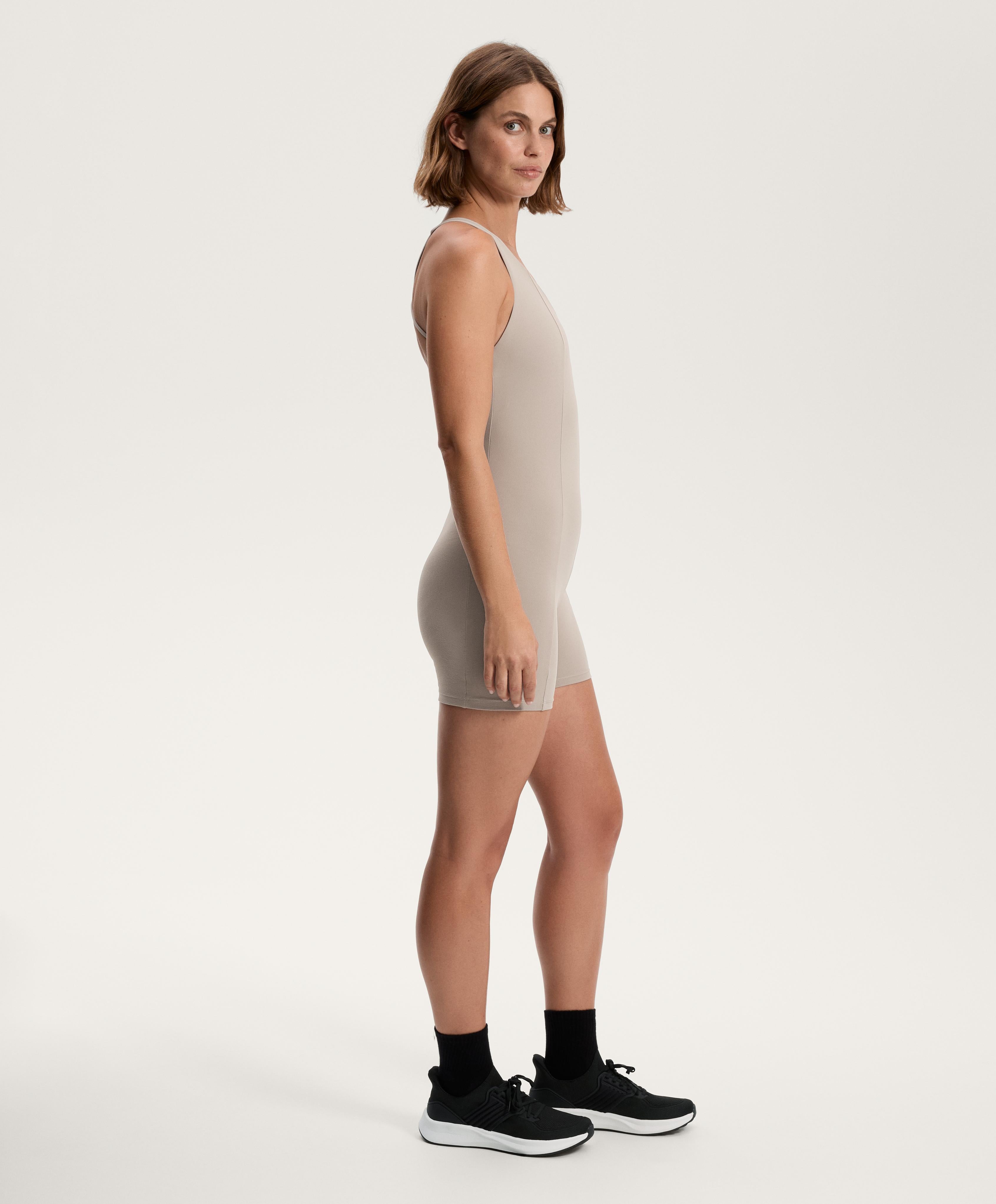 COMFORTLUX STRAPPY SHORT JUMPSUIT