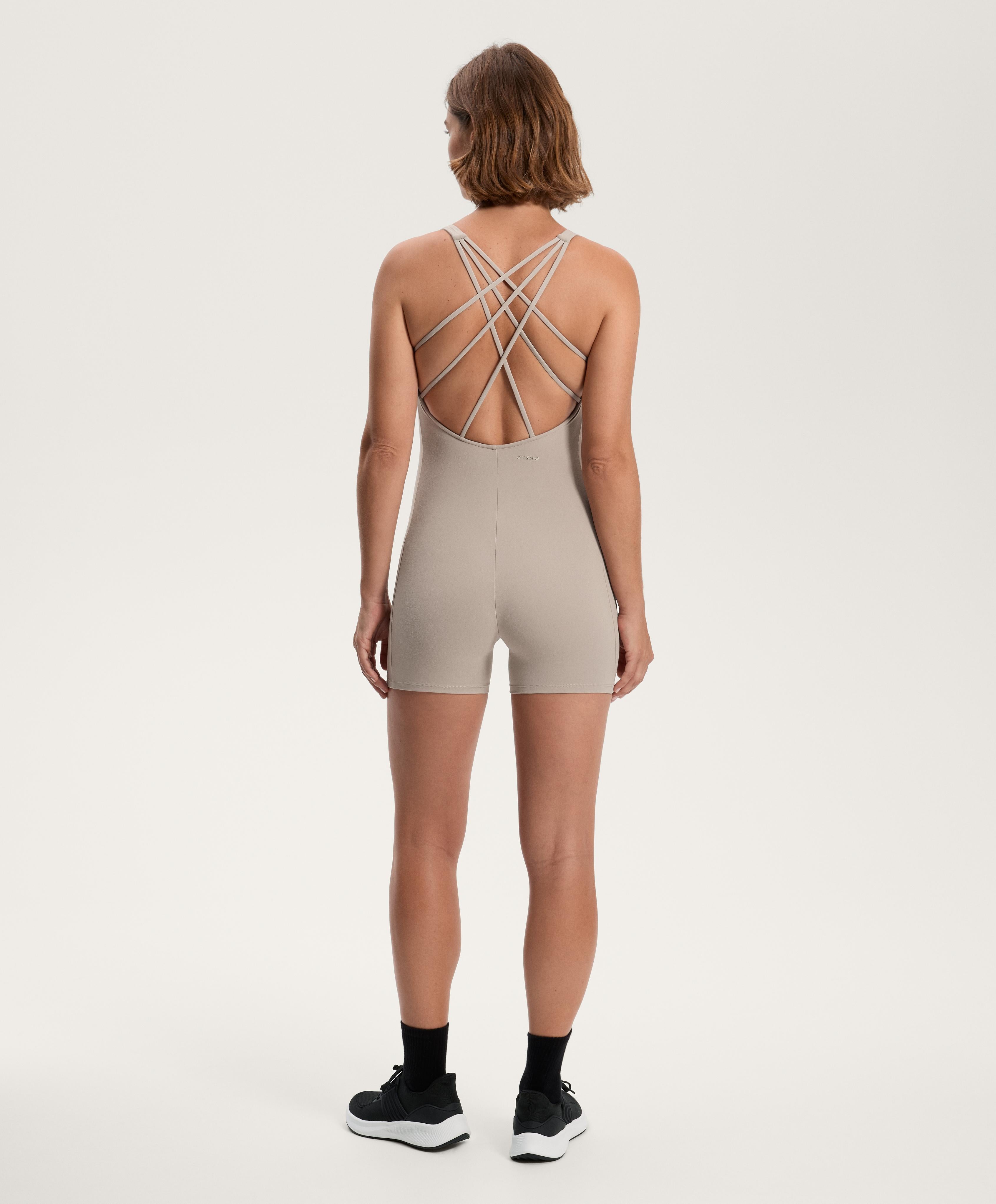 COMFORTLUX STRAPPY SHORT JUMPSUIT