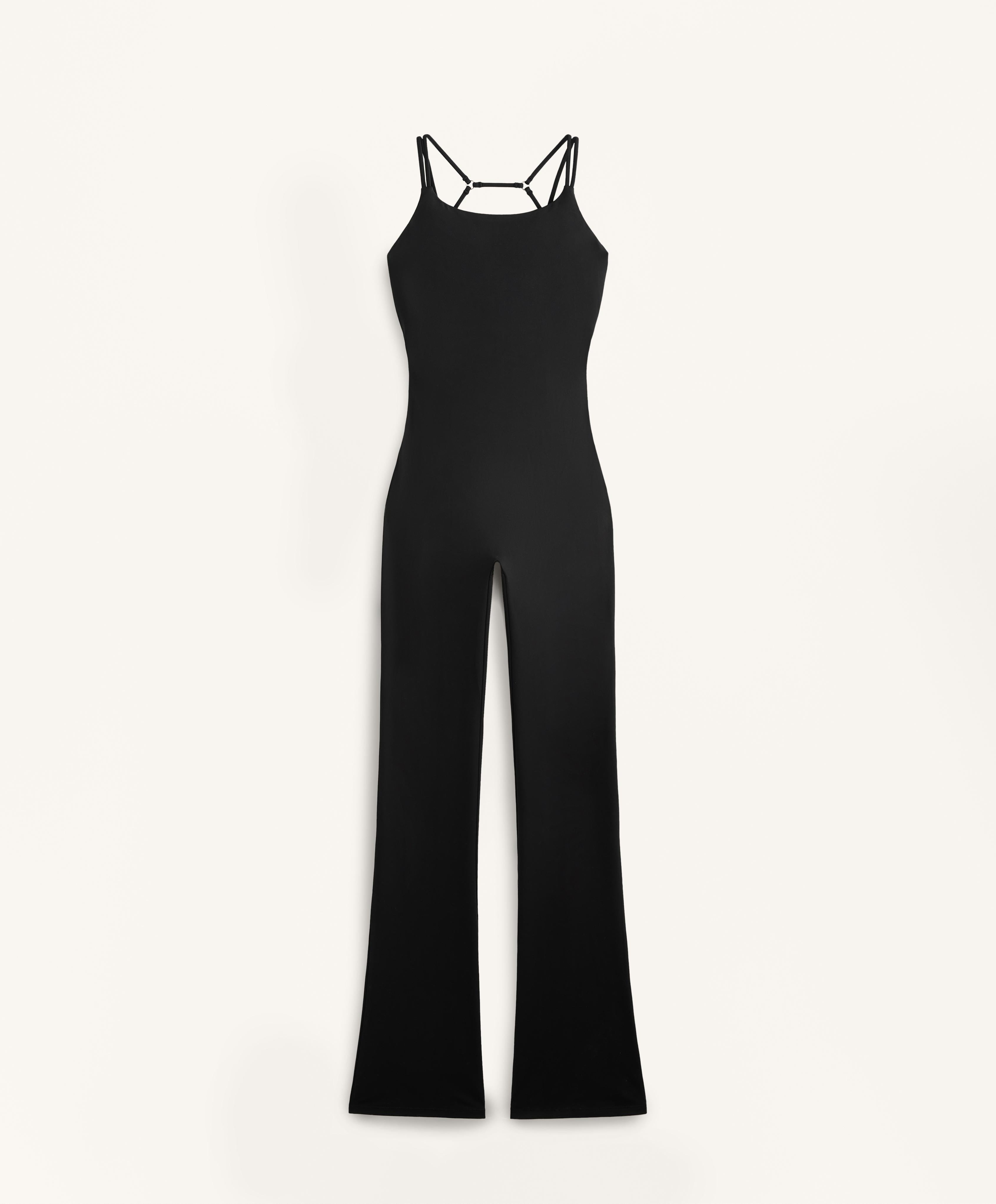 COMFORTLUX RING DETAIL FLARE JUMPSUIT