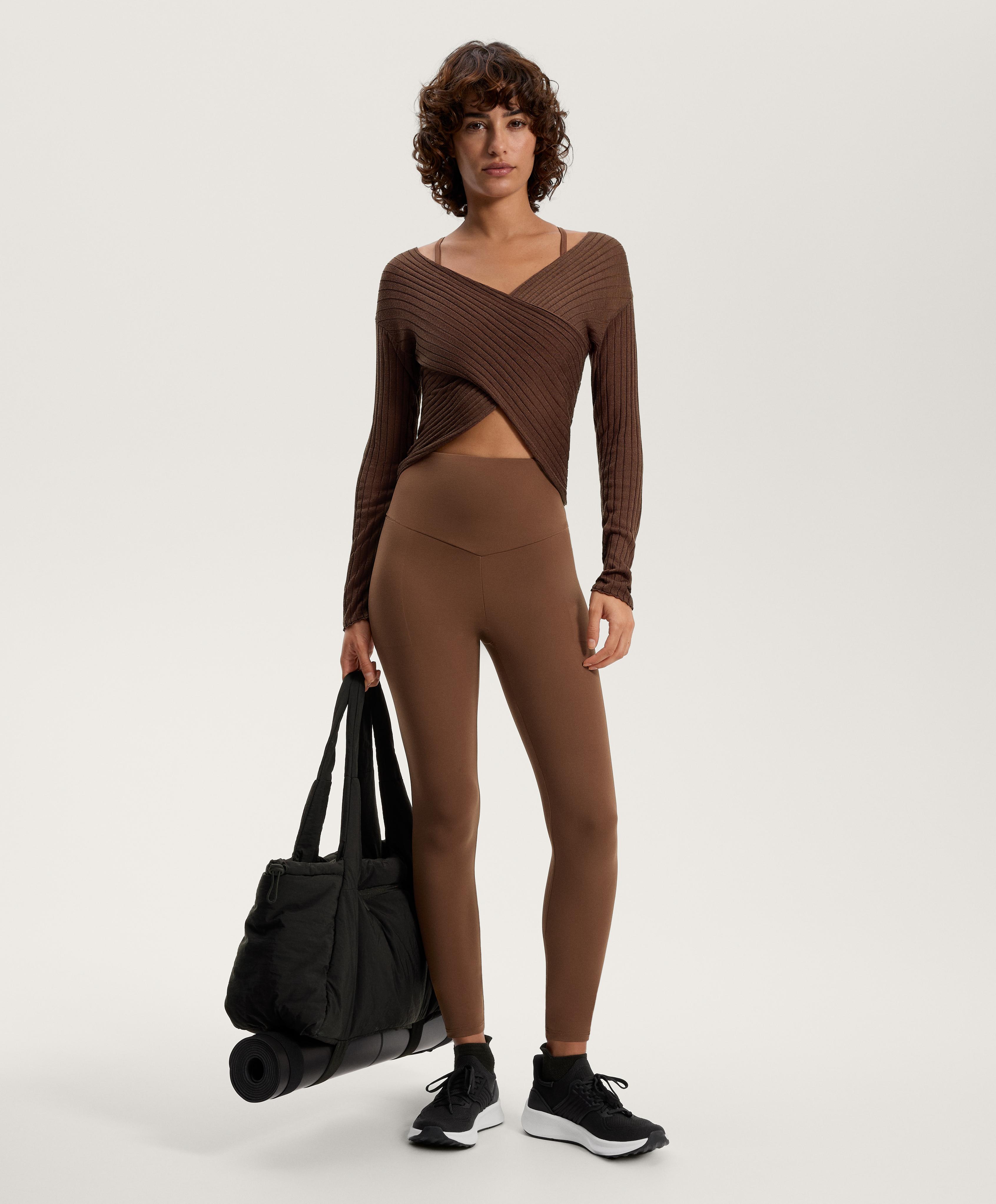 COMFORTLUX SUPER HIGH RISE ANKLE LENGTH LEGGINGS WITH POCKETS