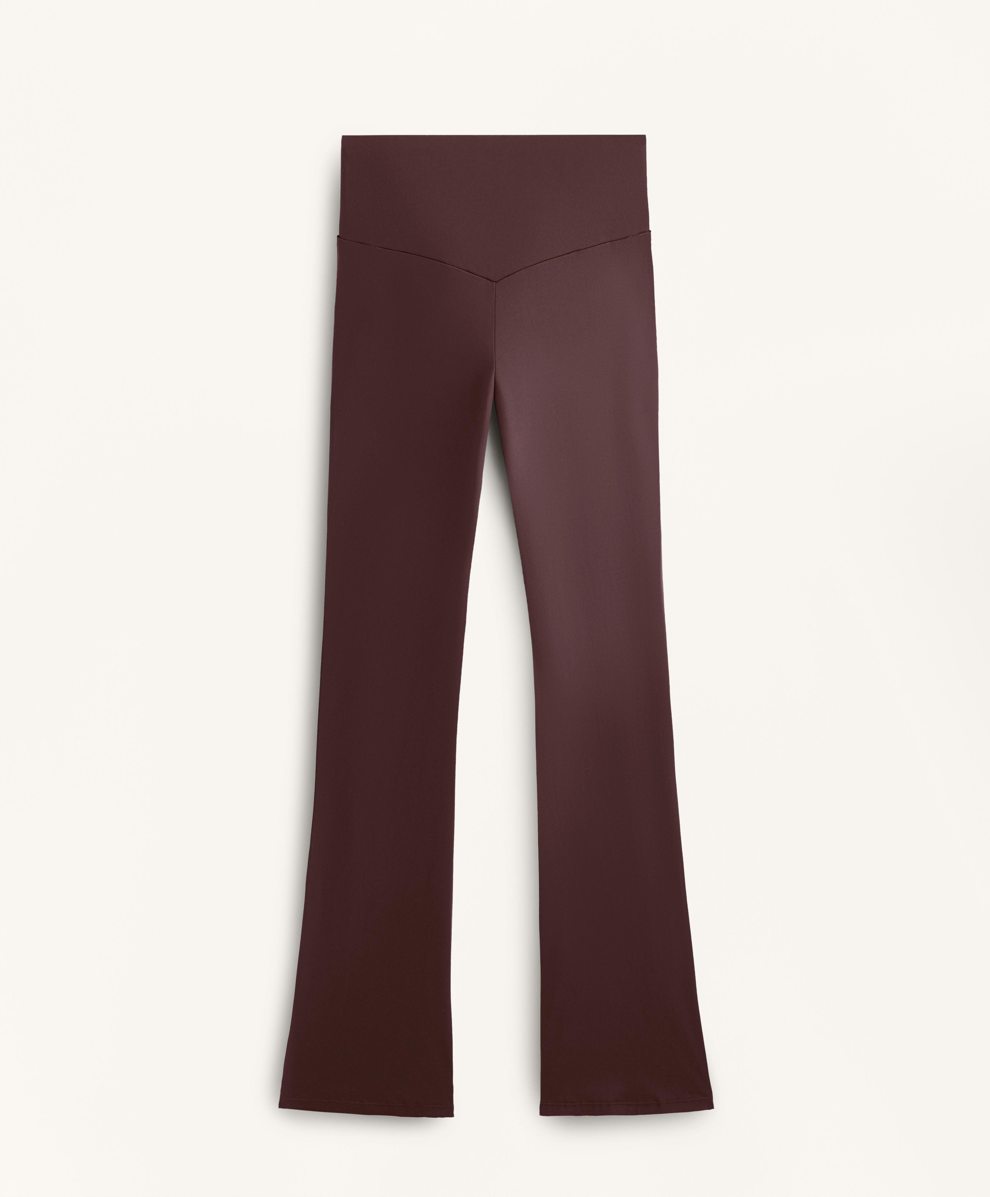FLARE SUPER HIGH RISE COMFORTLUX TROUSERS WITH POCKETS