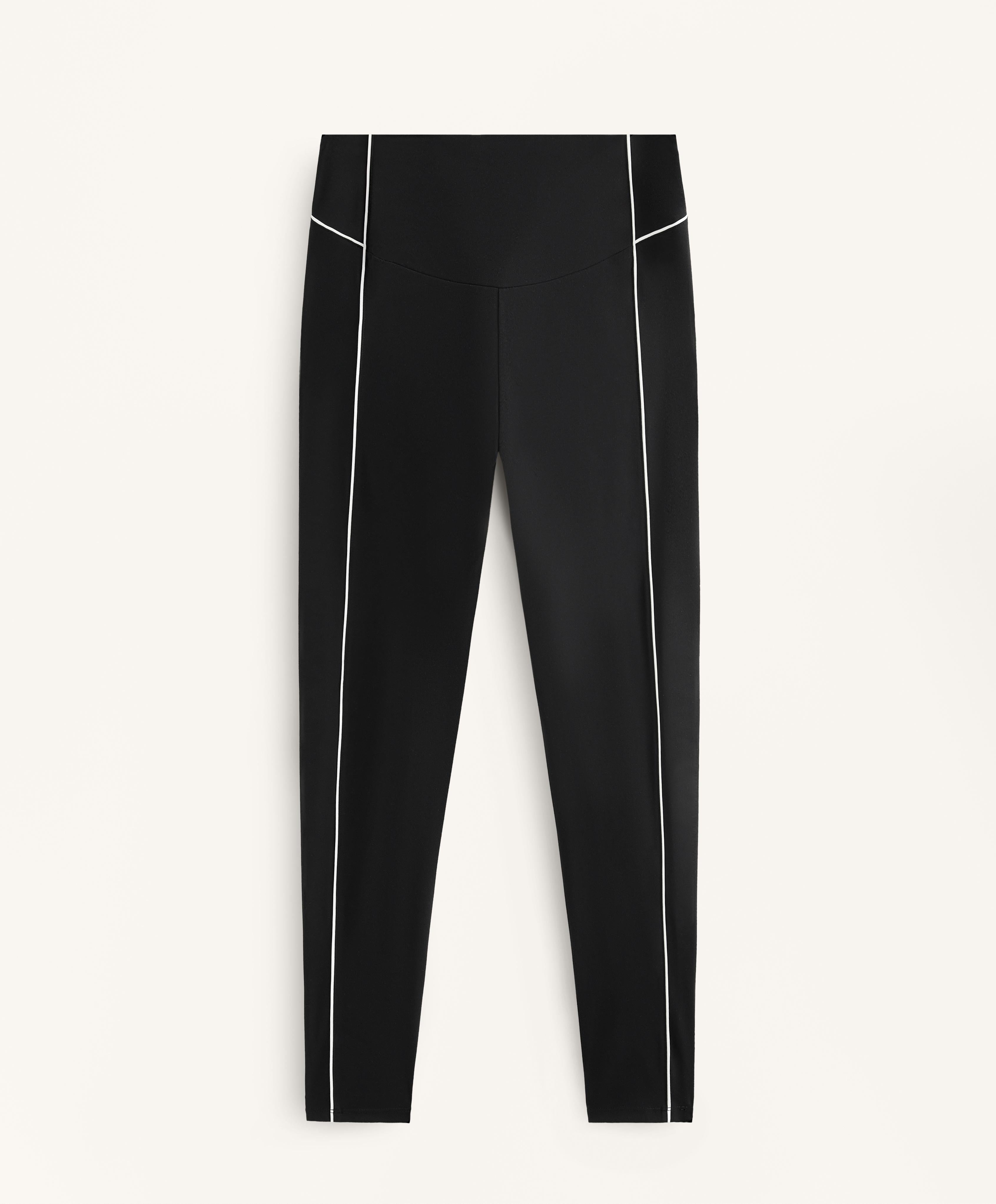 COMFORTLUX HIGH RISE PIPING 65 CM ANKLE LENGTH LEGGINGS
