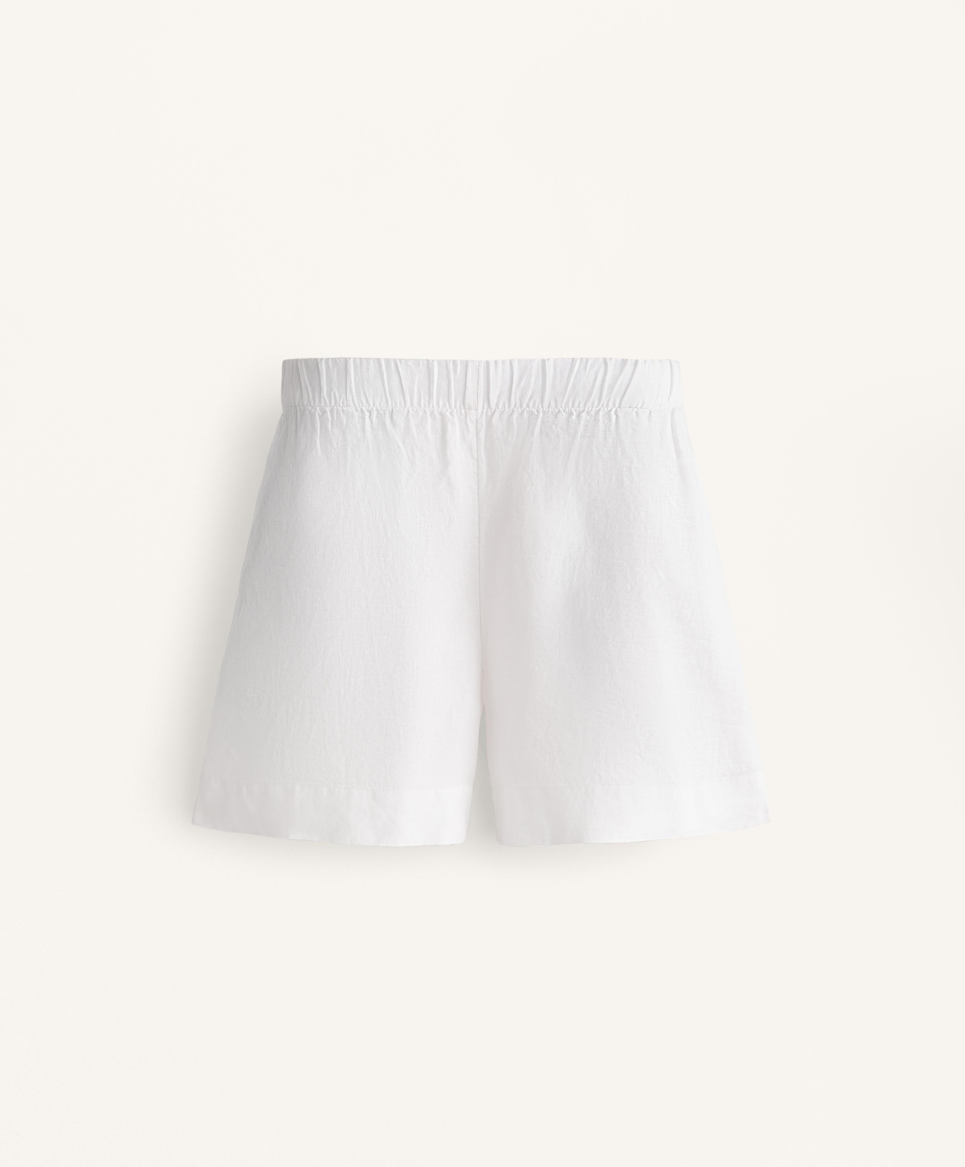 100% LINEN BERMUDA SHORTS