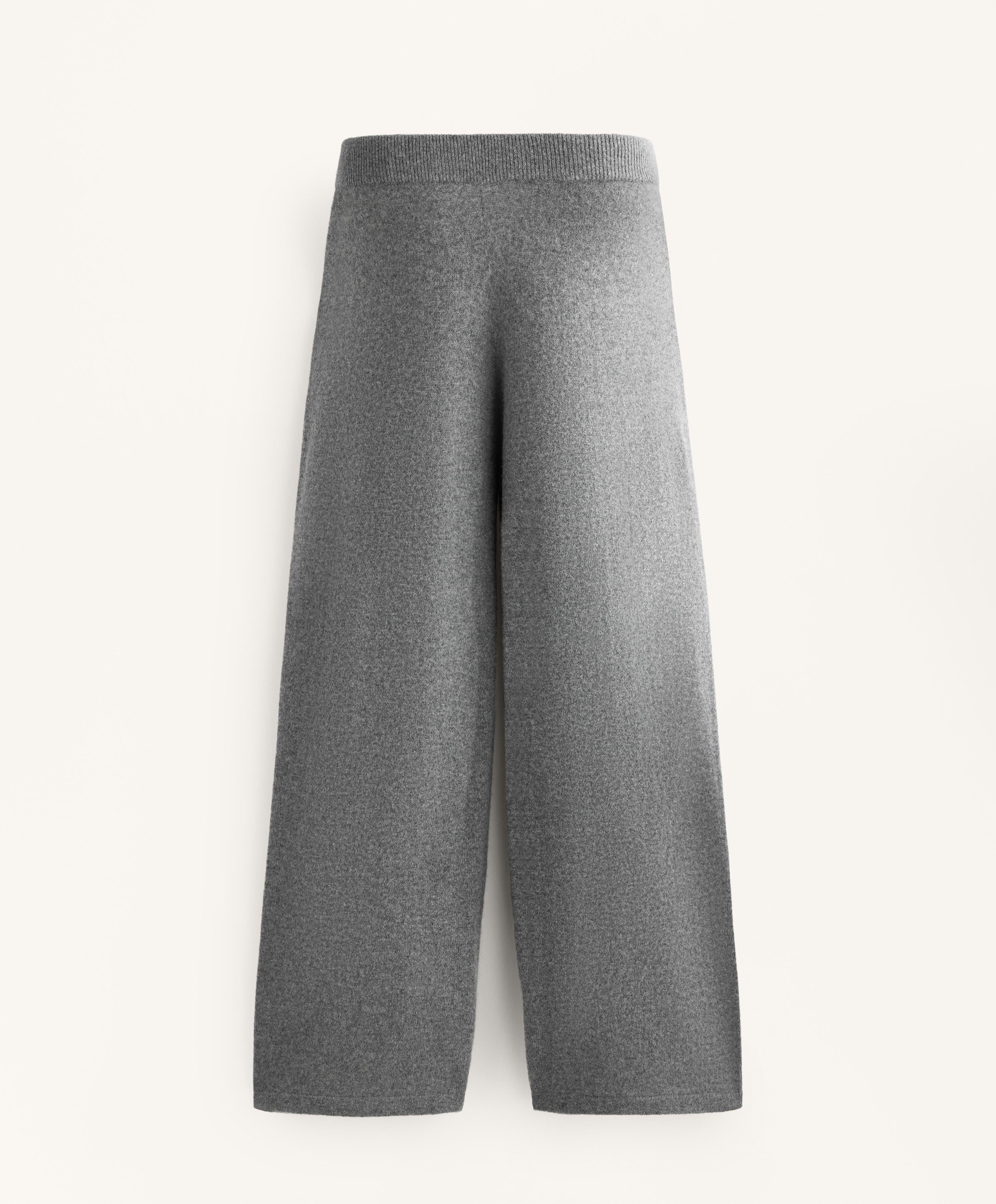 STRAIGHT LEG 100% CASHMERE TROUSERS