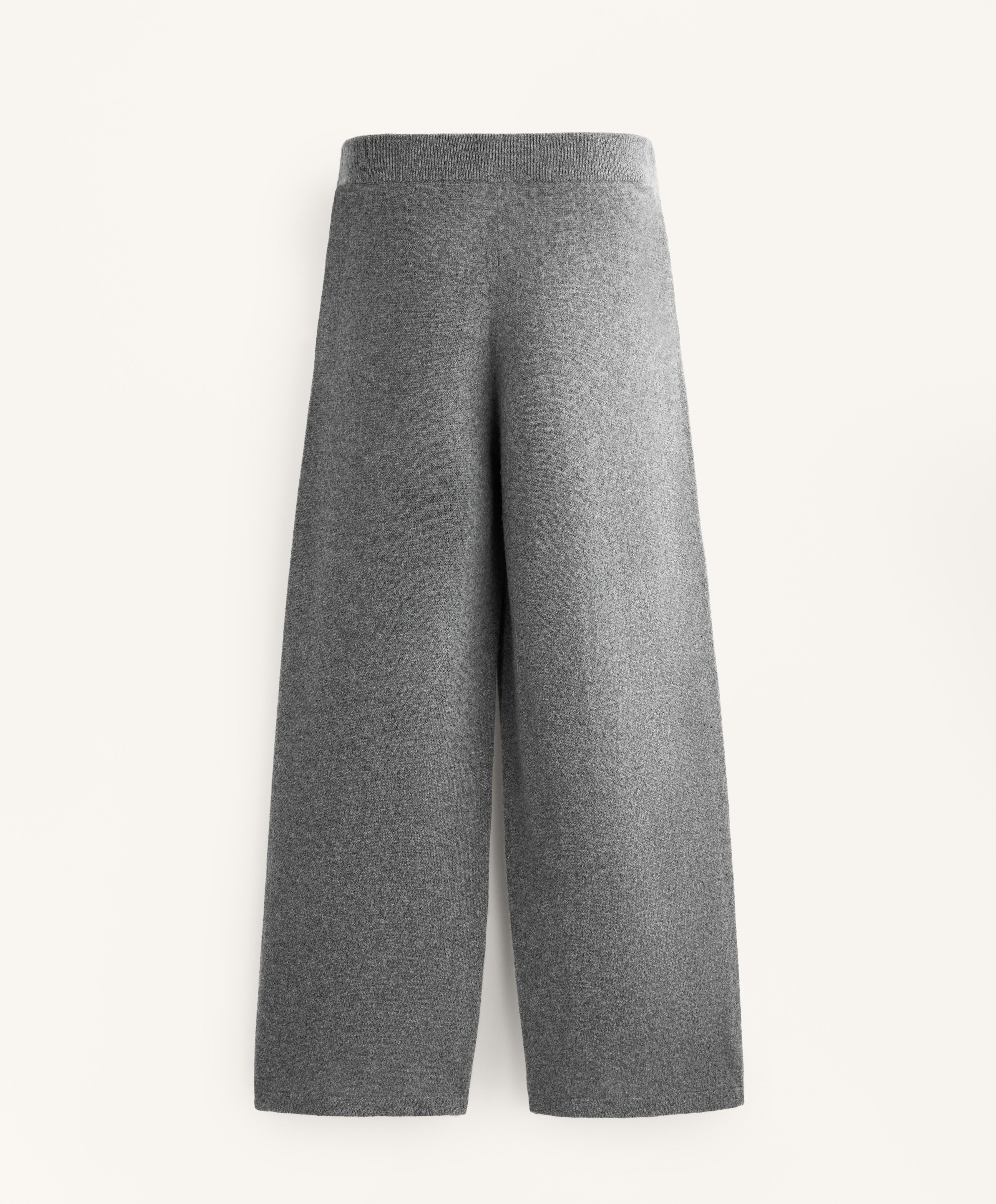 STRAIGHT LEG 100% CASHMERE TROUSERS