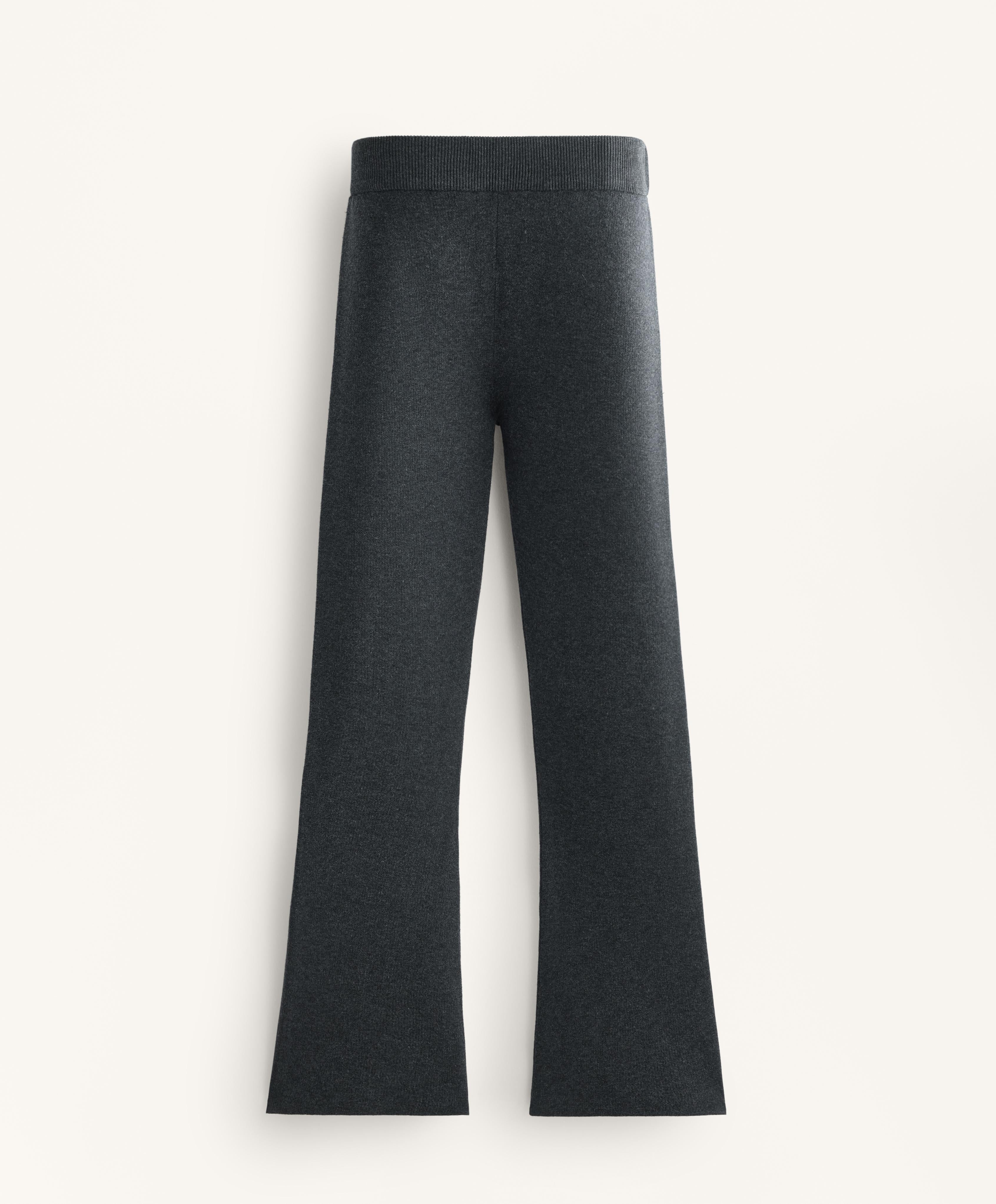 FLARE KNIT TROUSERS