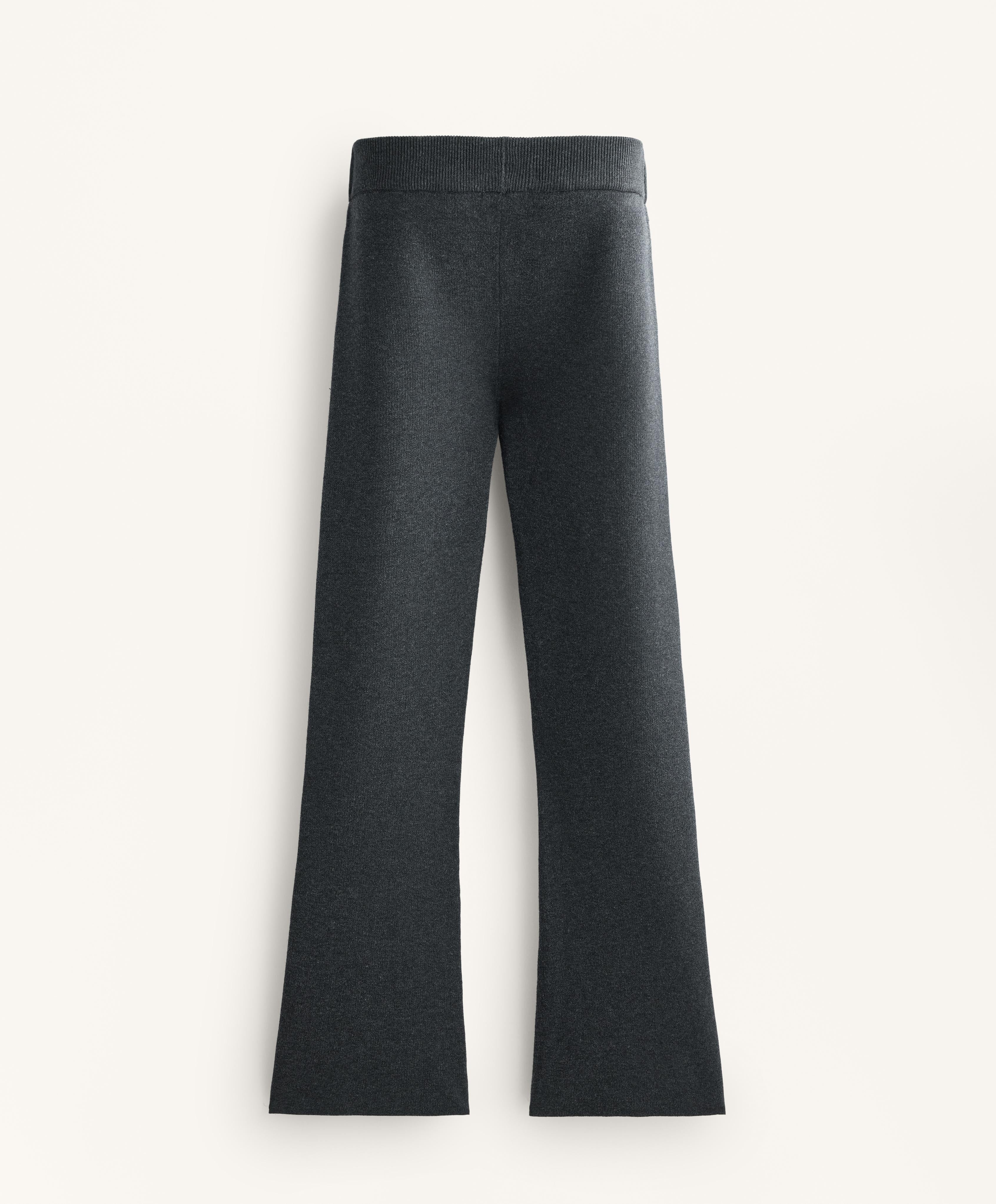 FLARE KNIT TROUSERS