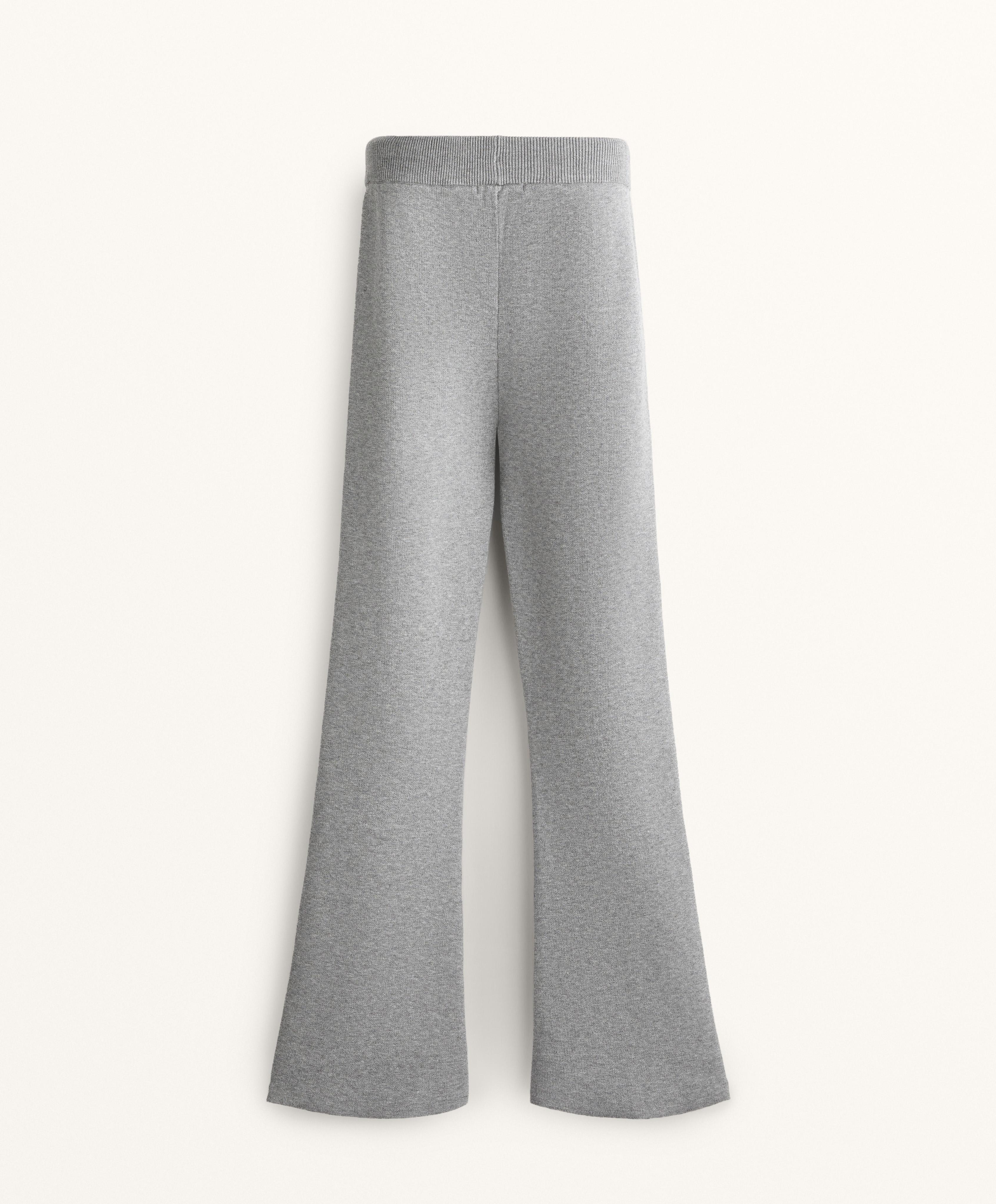 FLARE KNIT TROUSERS
