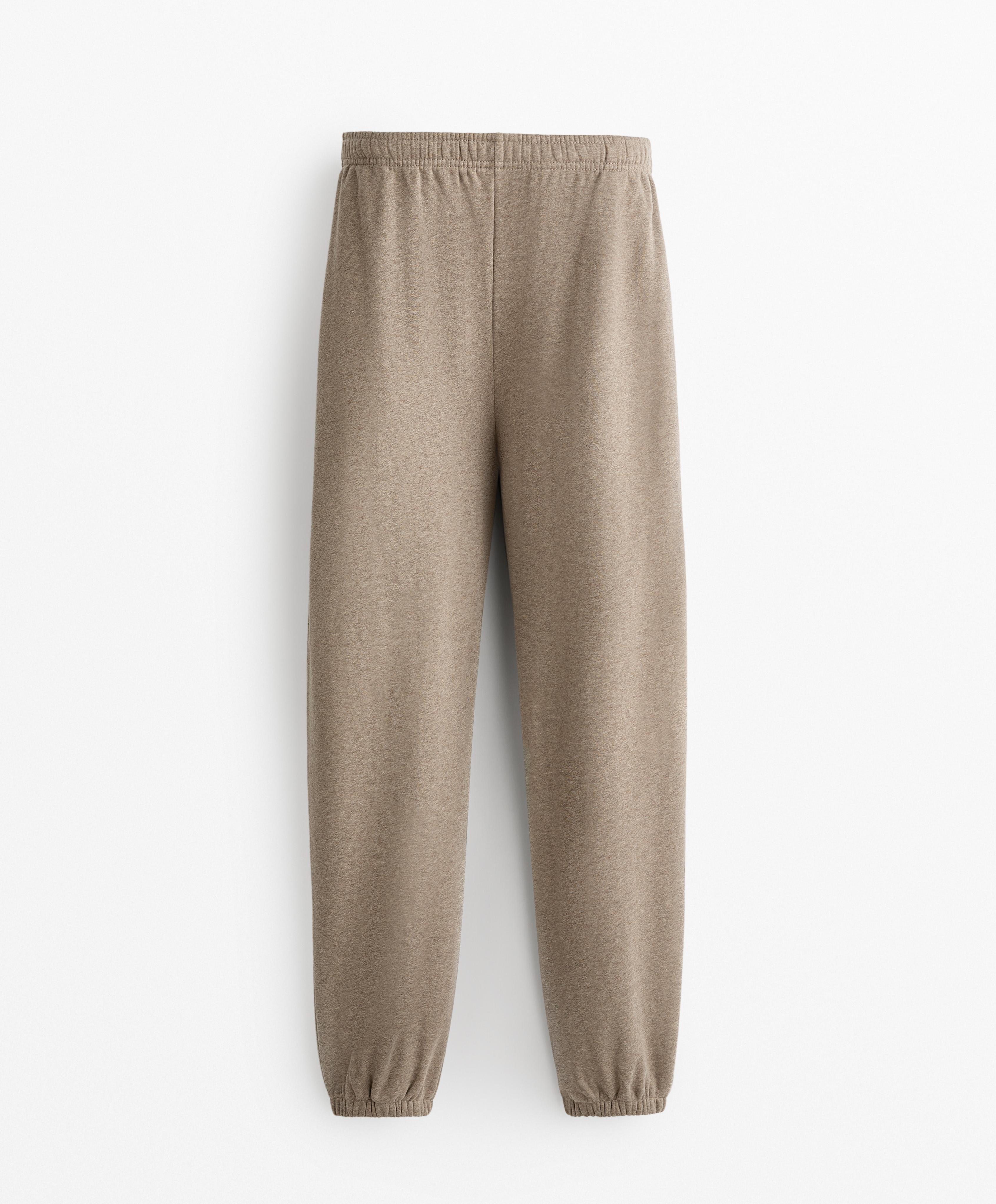 RELAXED FIT COTTON JOGGER TROUSERS