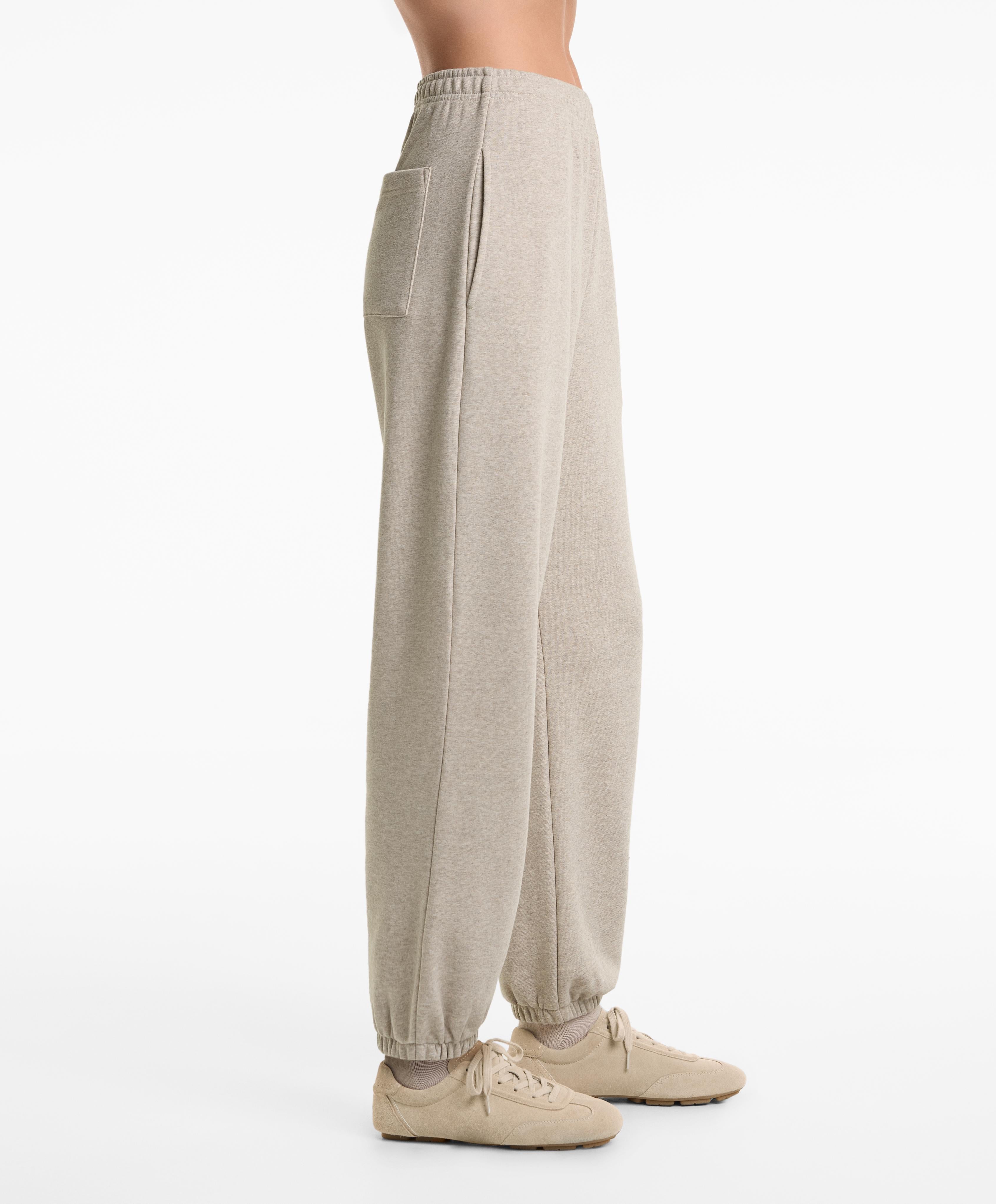 RELAXED FIT COTTON JOGGER TROUSERS