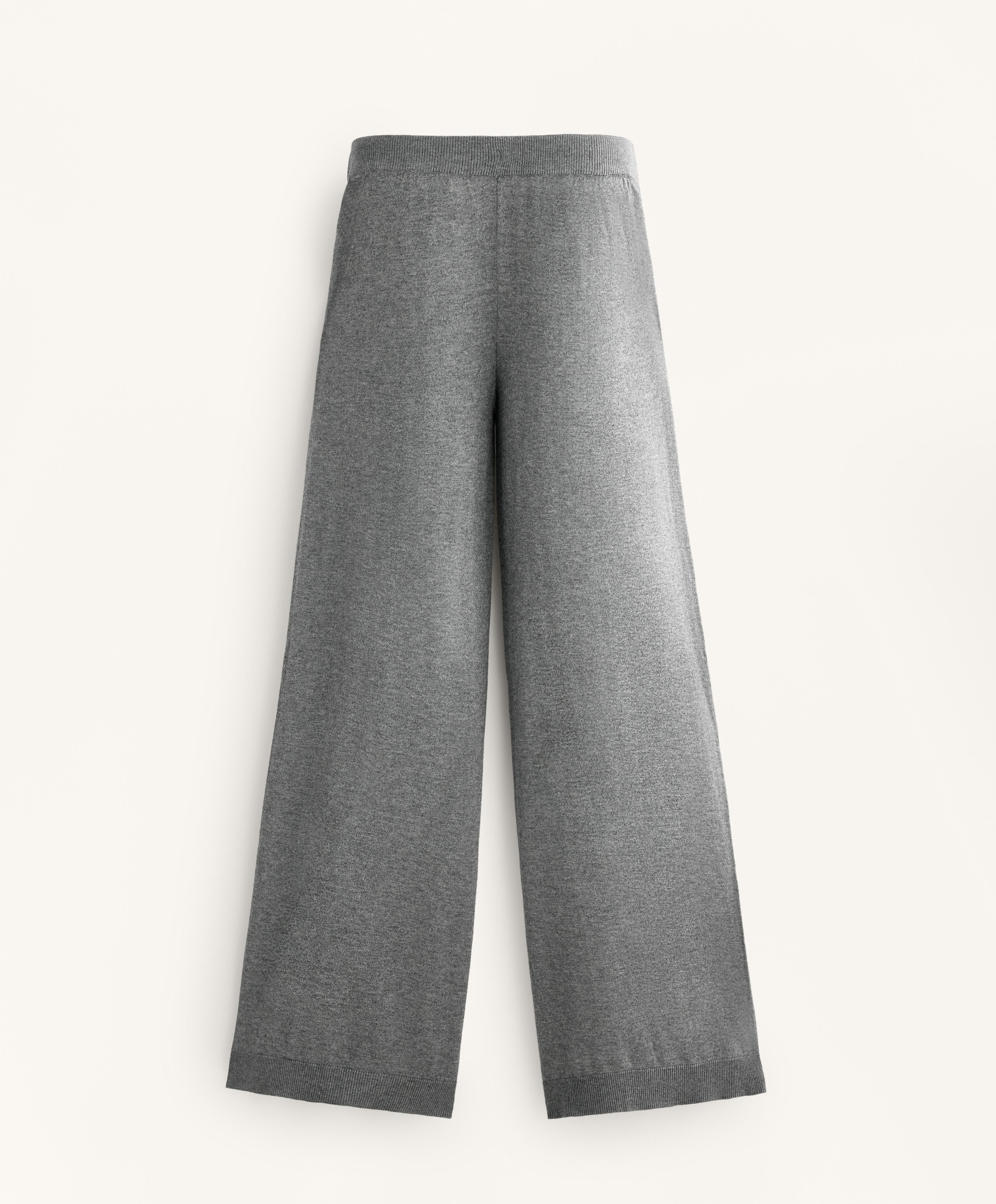 10% CASHMERE STRAIGHT KNIT TROUSERS