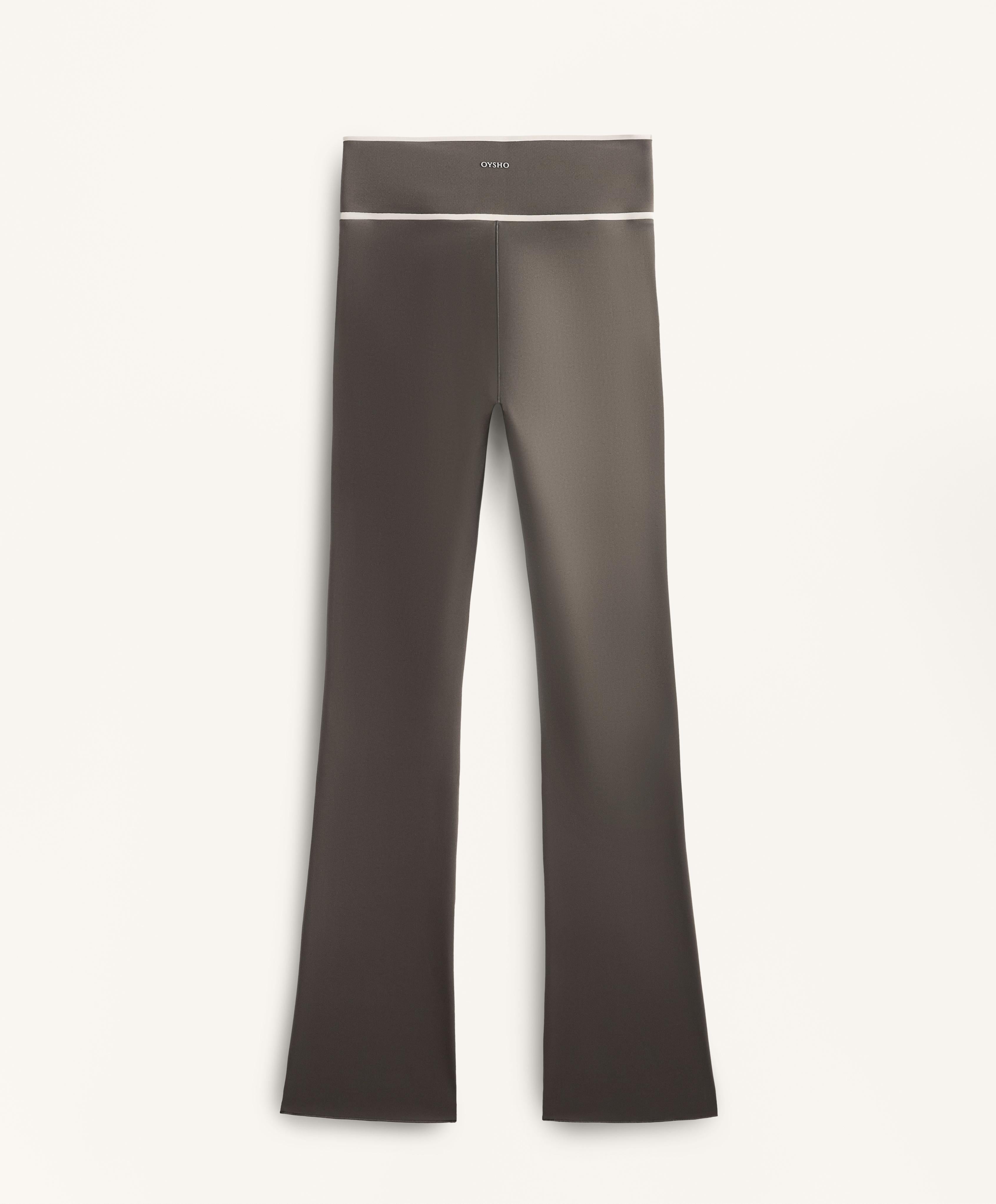 PERFECT ADAPT CROSS V WAIST FLARE TROUSERS
