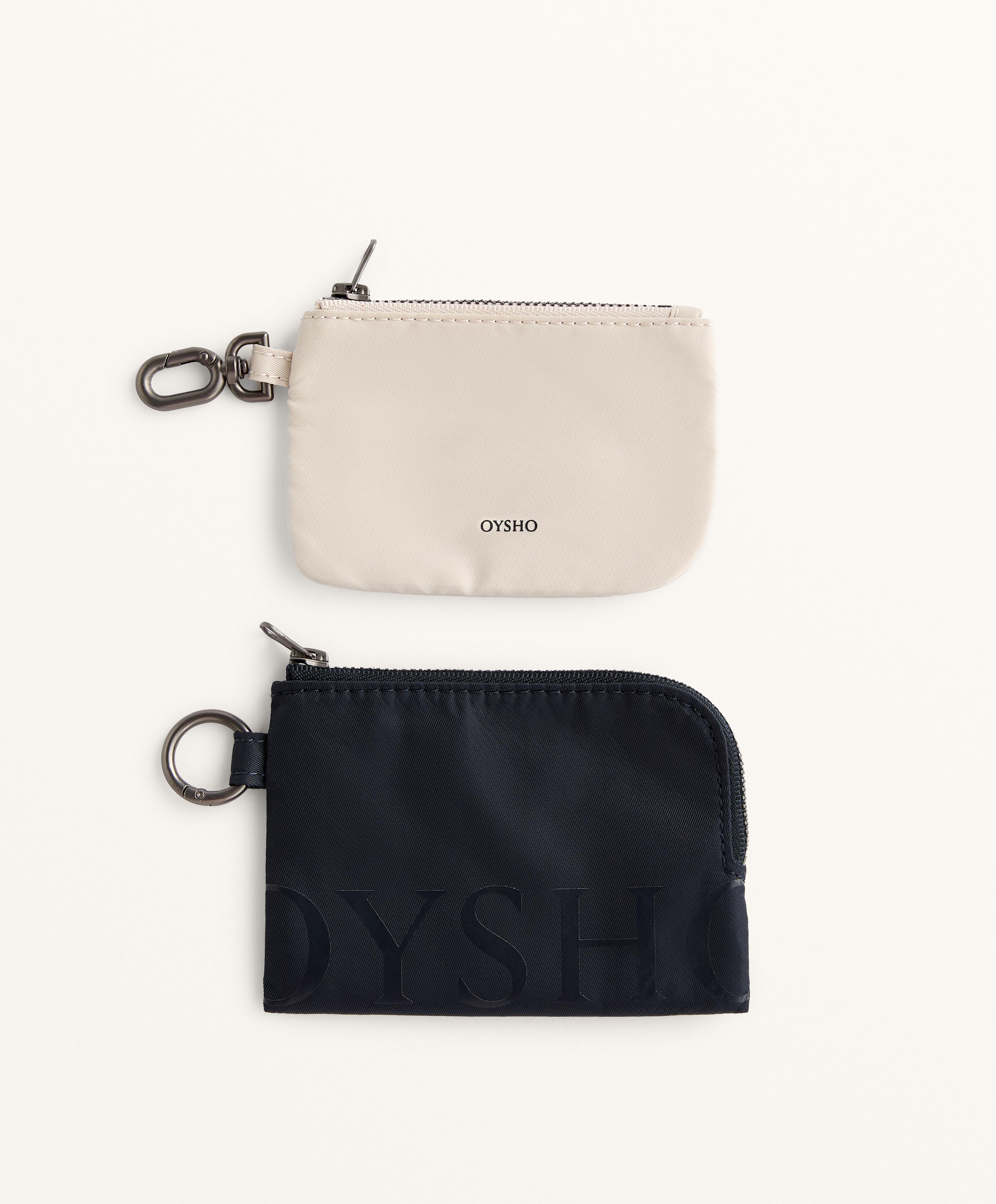 TWO PIECE WALLET WITH LANYARD