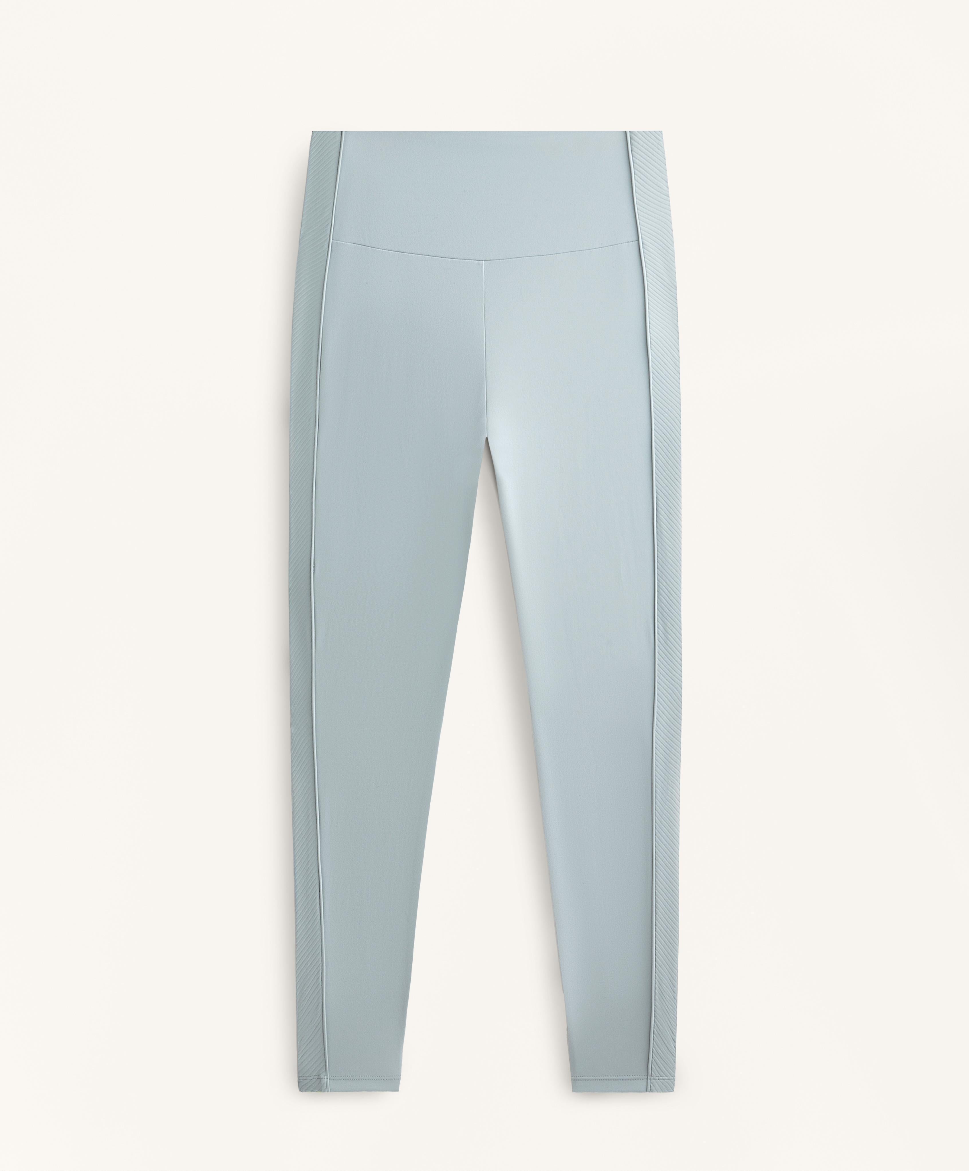 COMFORTLUX HIGH RISE ANKLE LENGTH LEGGINGS WITH SIDE RIB DETAIL