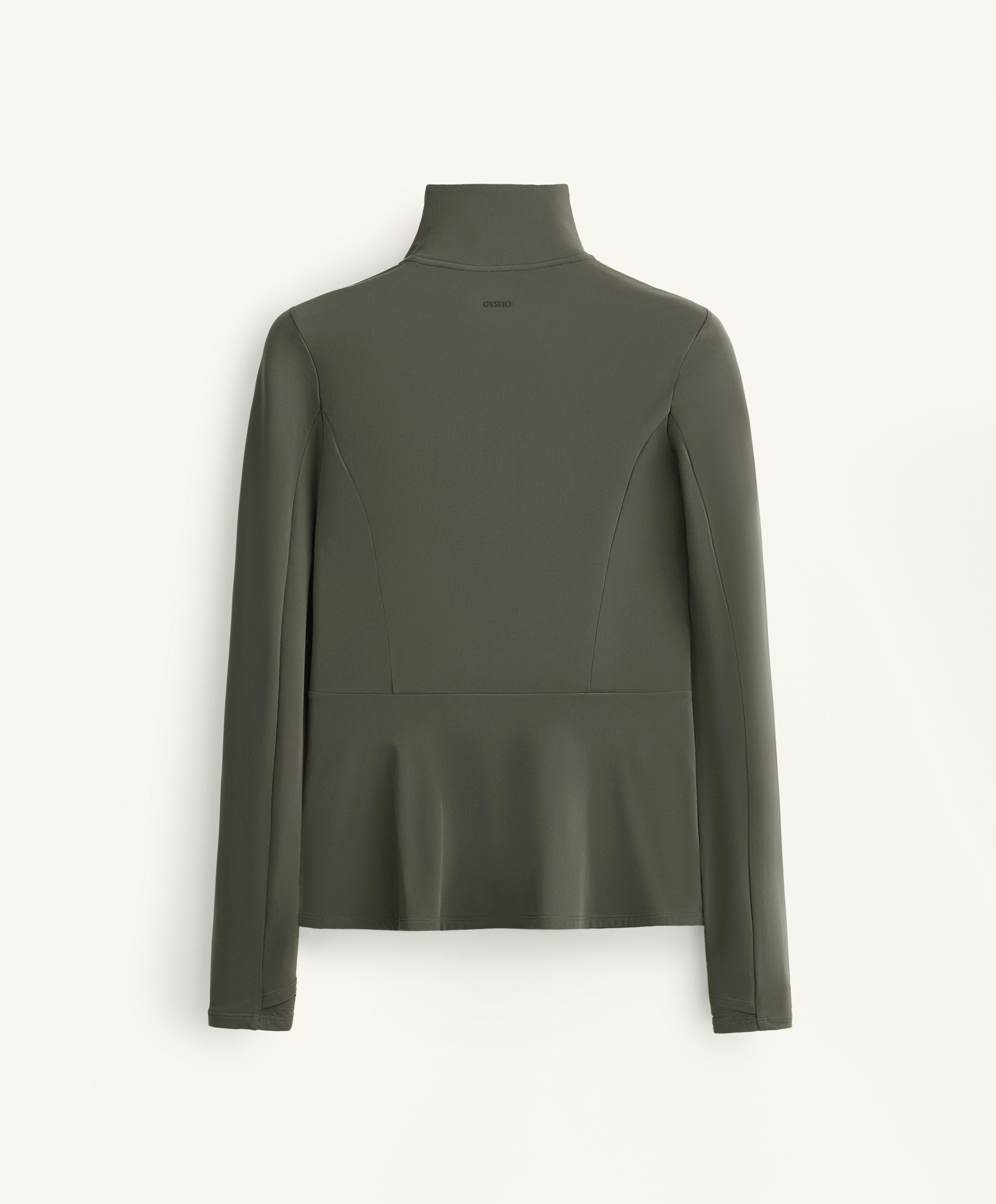 LIGHT WARM PEPLUM TECHNICAL JACKET
