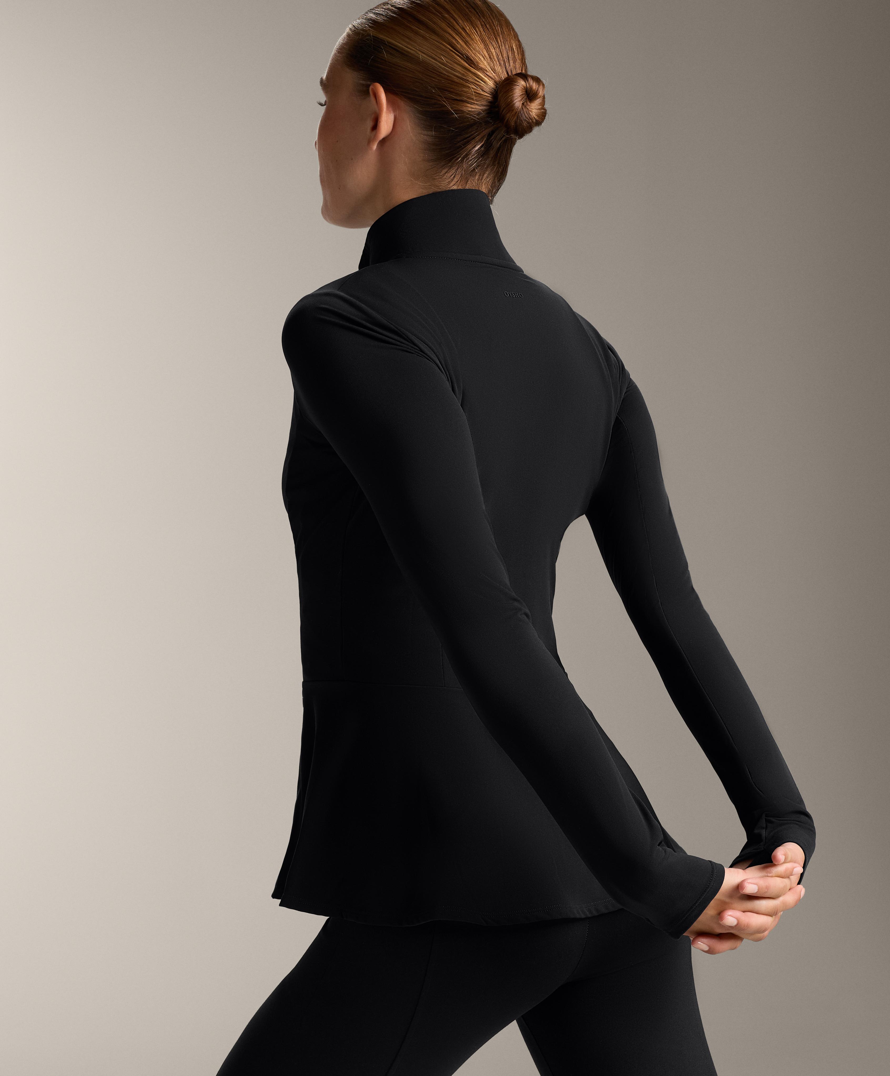 LIGHT WARM PEPLUM TECHNICAL JACKET