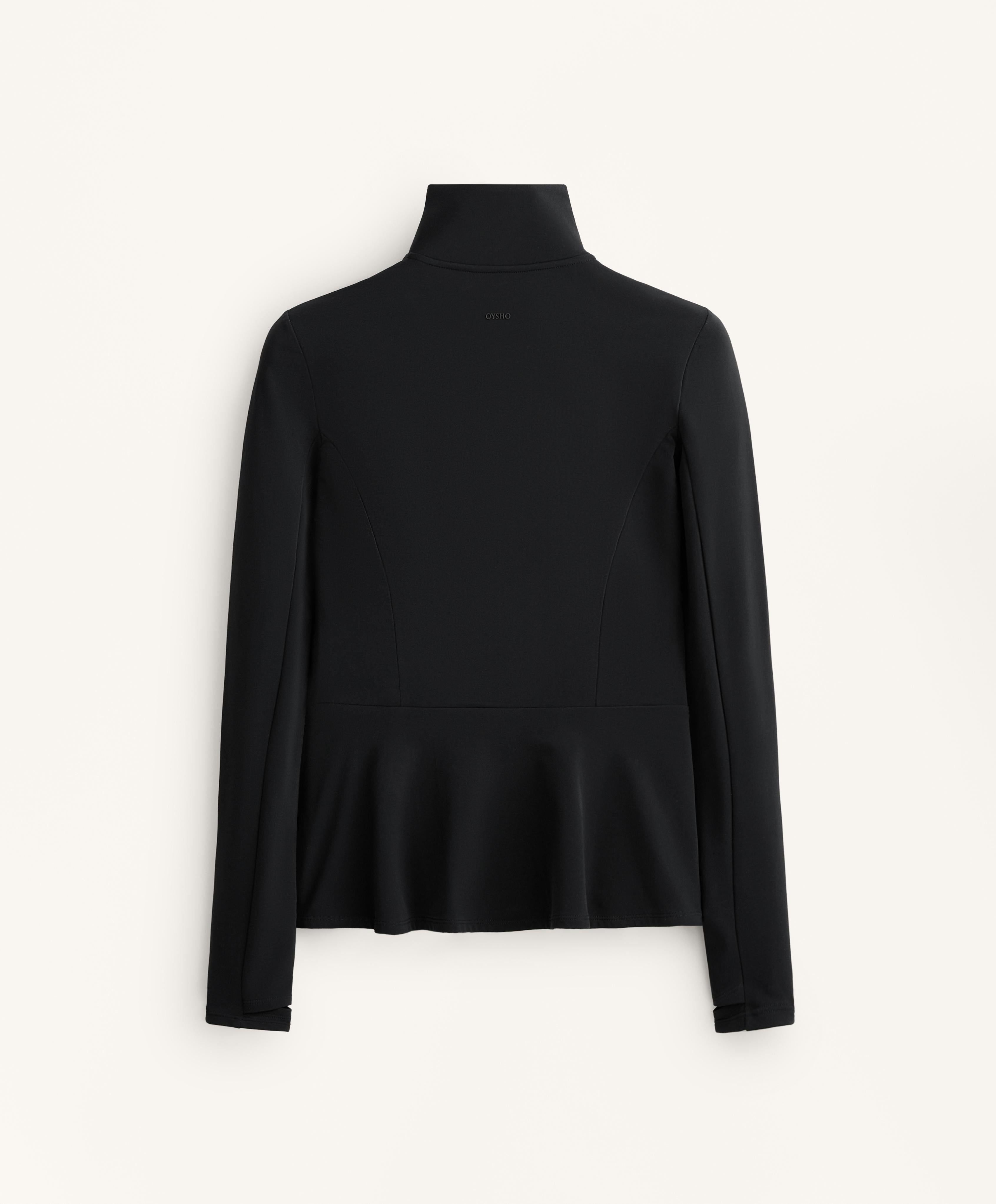 LIGHT WARM PEPLUM TECHNICAL JACKET