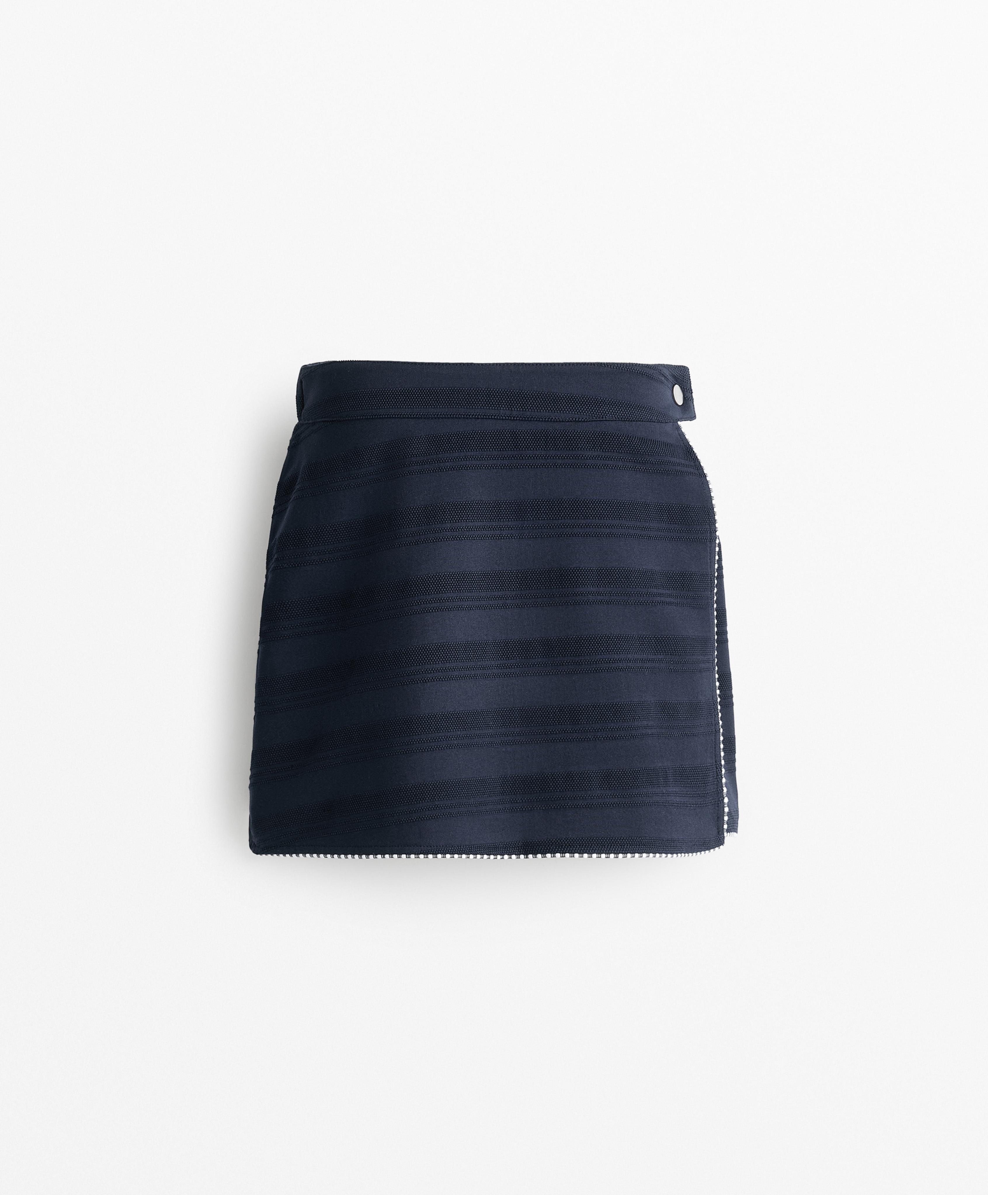 JACQUARD PIQUE SKORT 100% COTTON