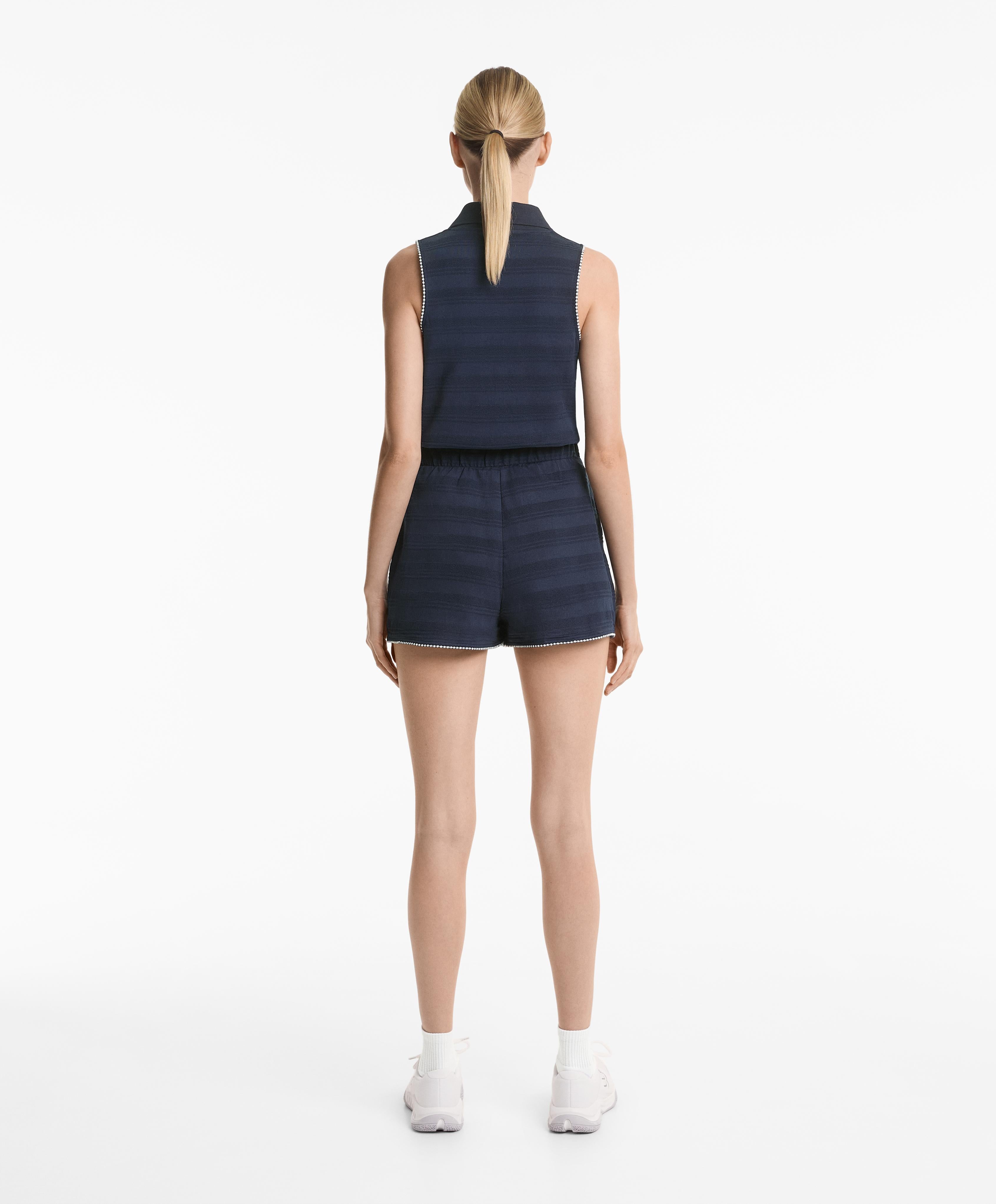 JACQUARD PIQUE SKORT 100% COTTON