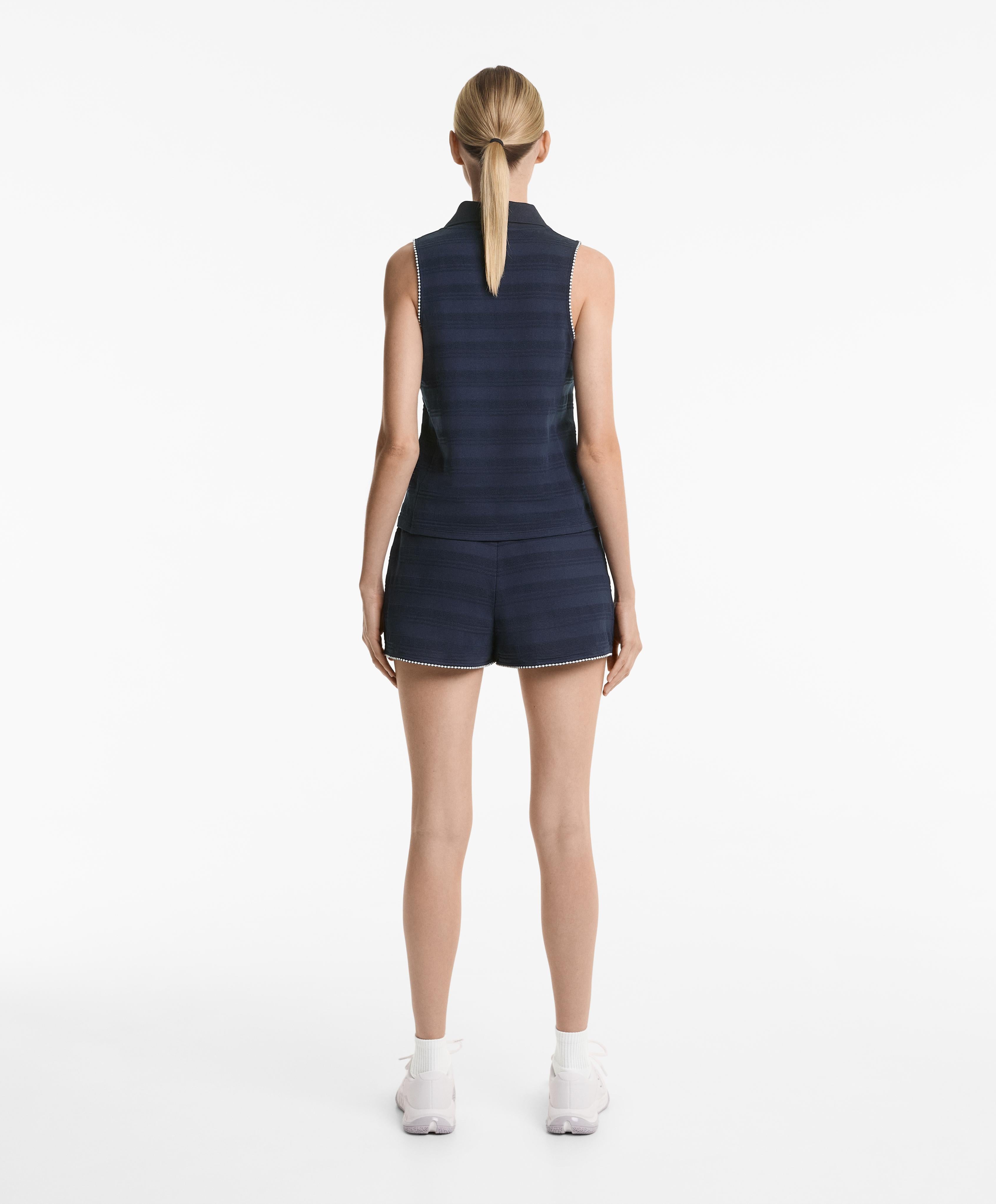 JACQUARD PIQUE SKORT 100% COTTON