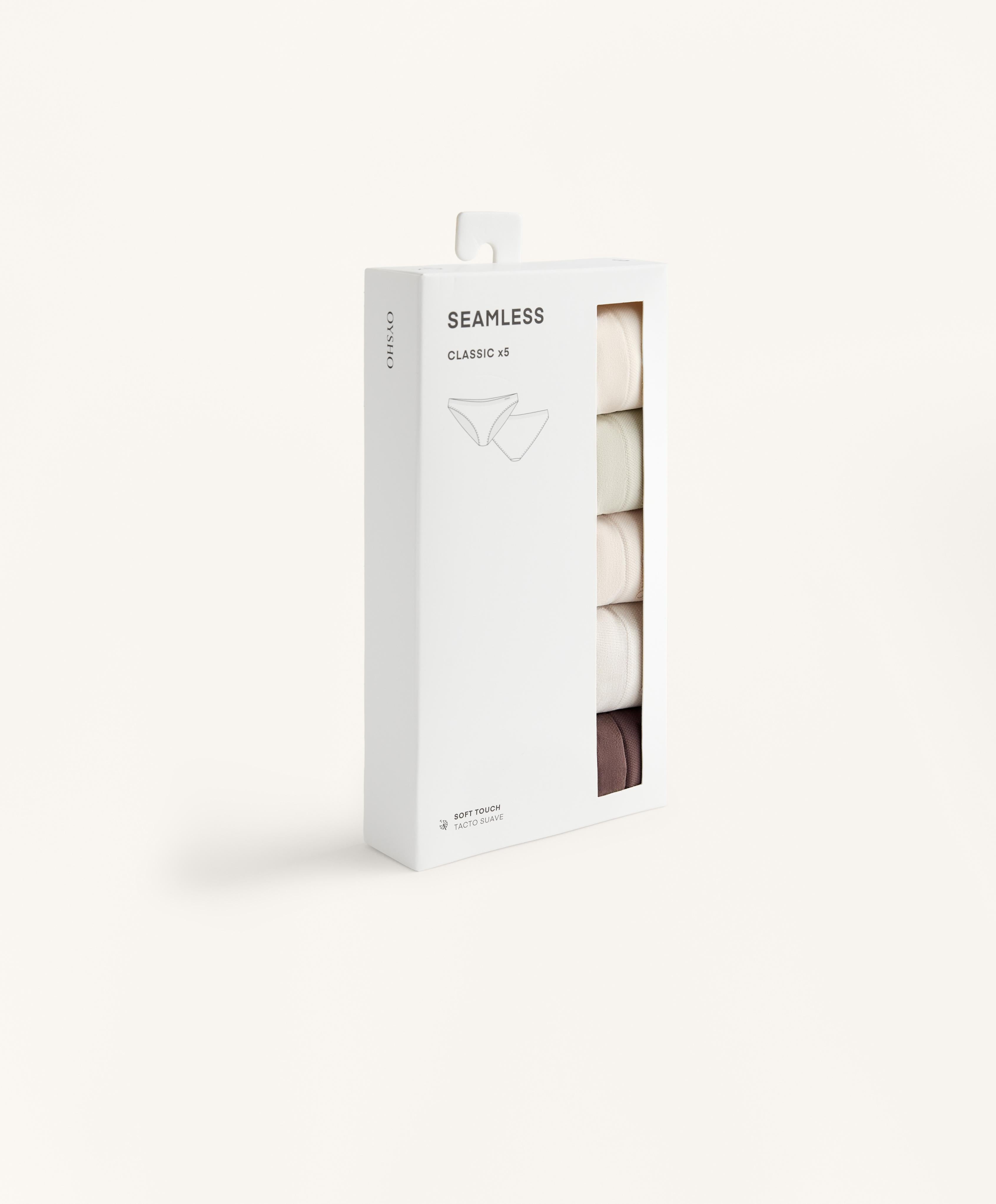 5 SEAMLESS SOFT TOUCH CLASSIC BRIEFS