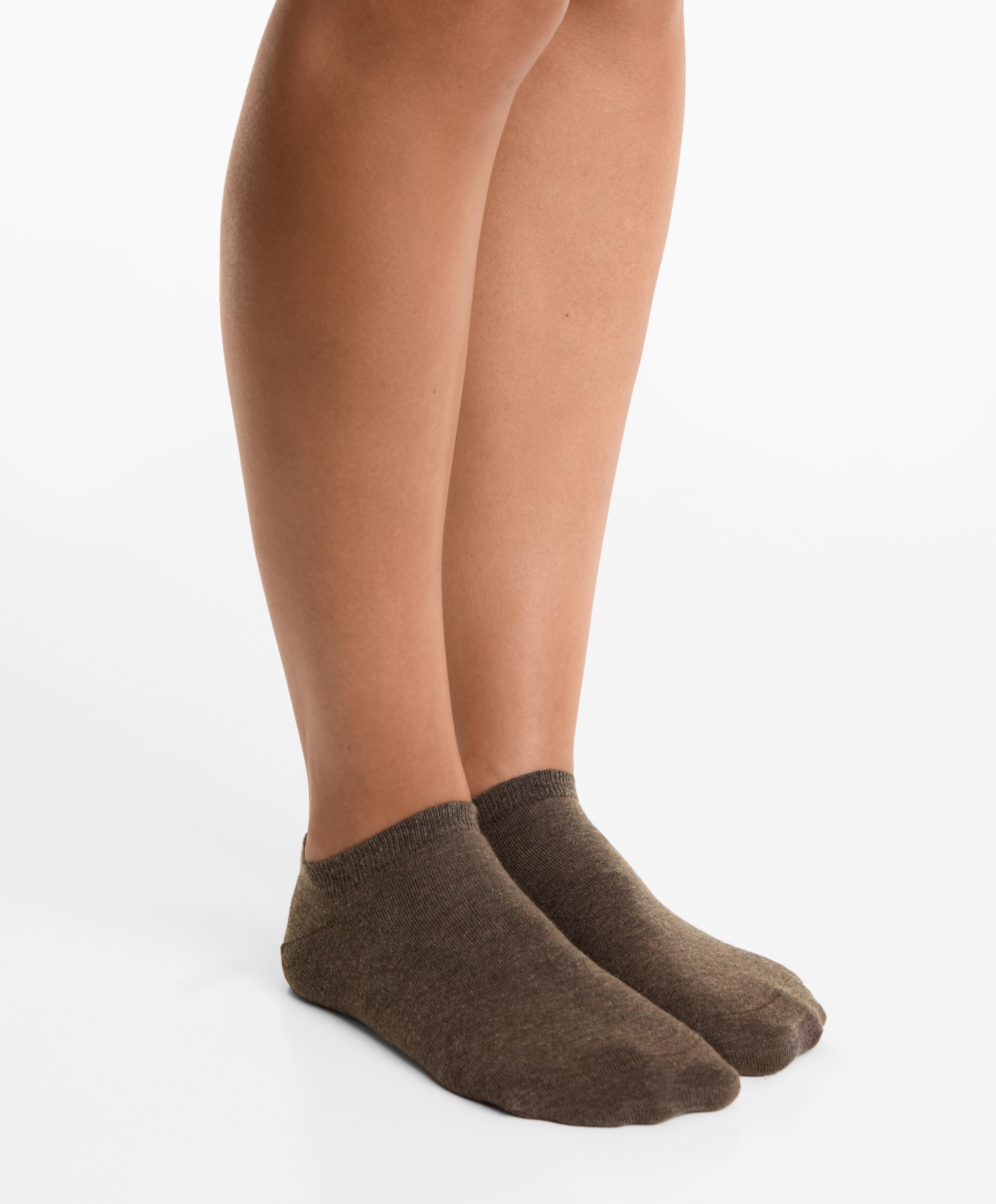 5 PAIRS OF COTTON BLEND TRAINER SOCKS