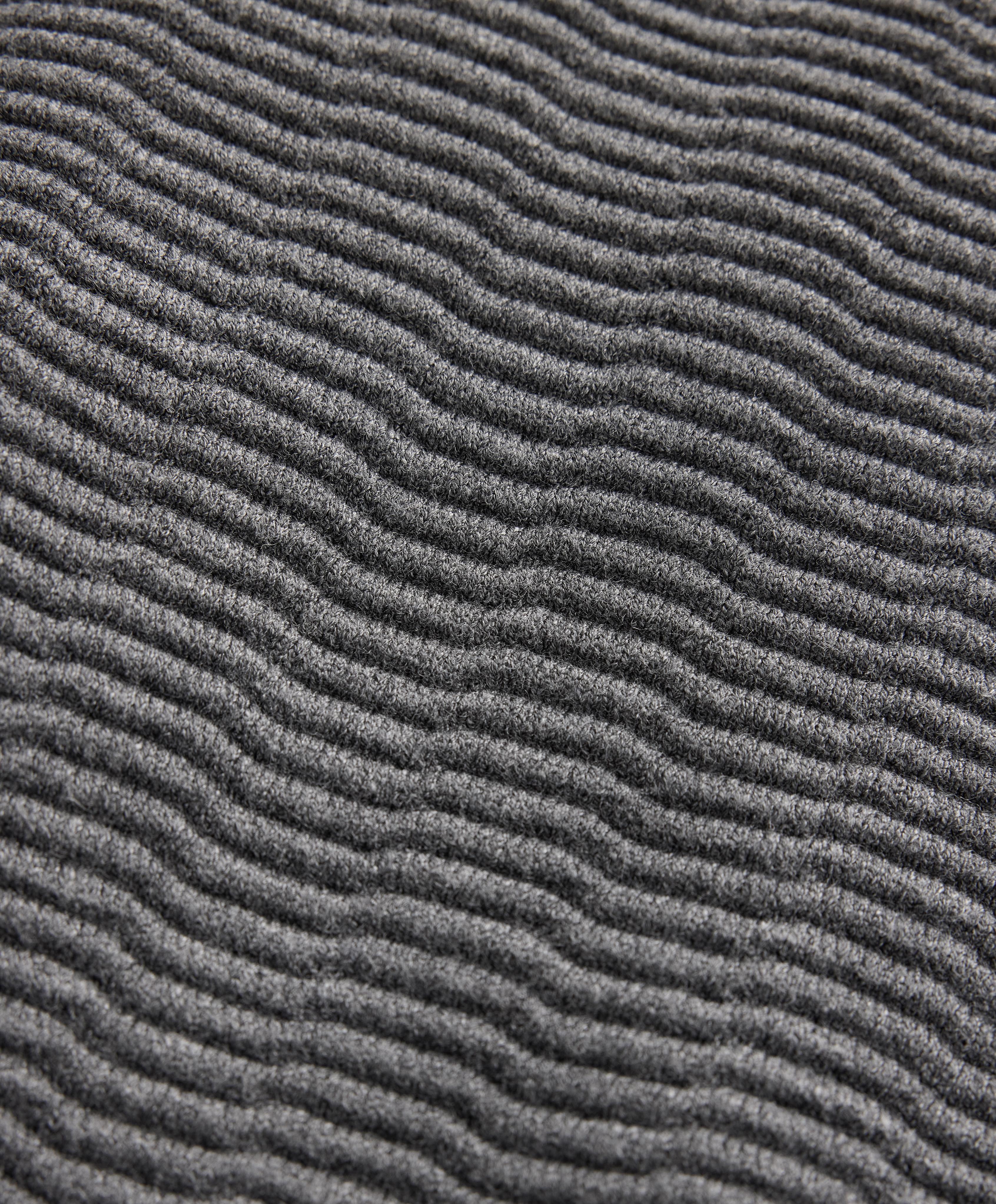 TEXTURED HALF ZIP KNIT JUMPER
