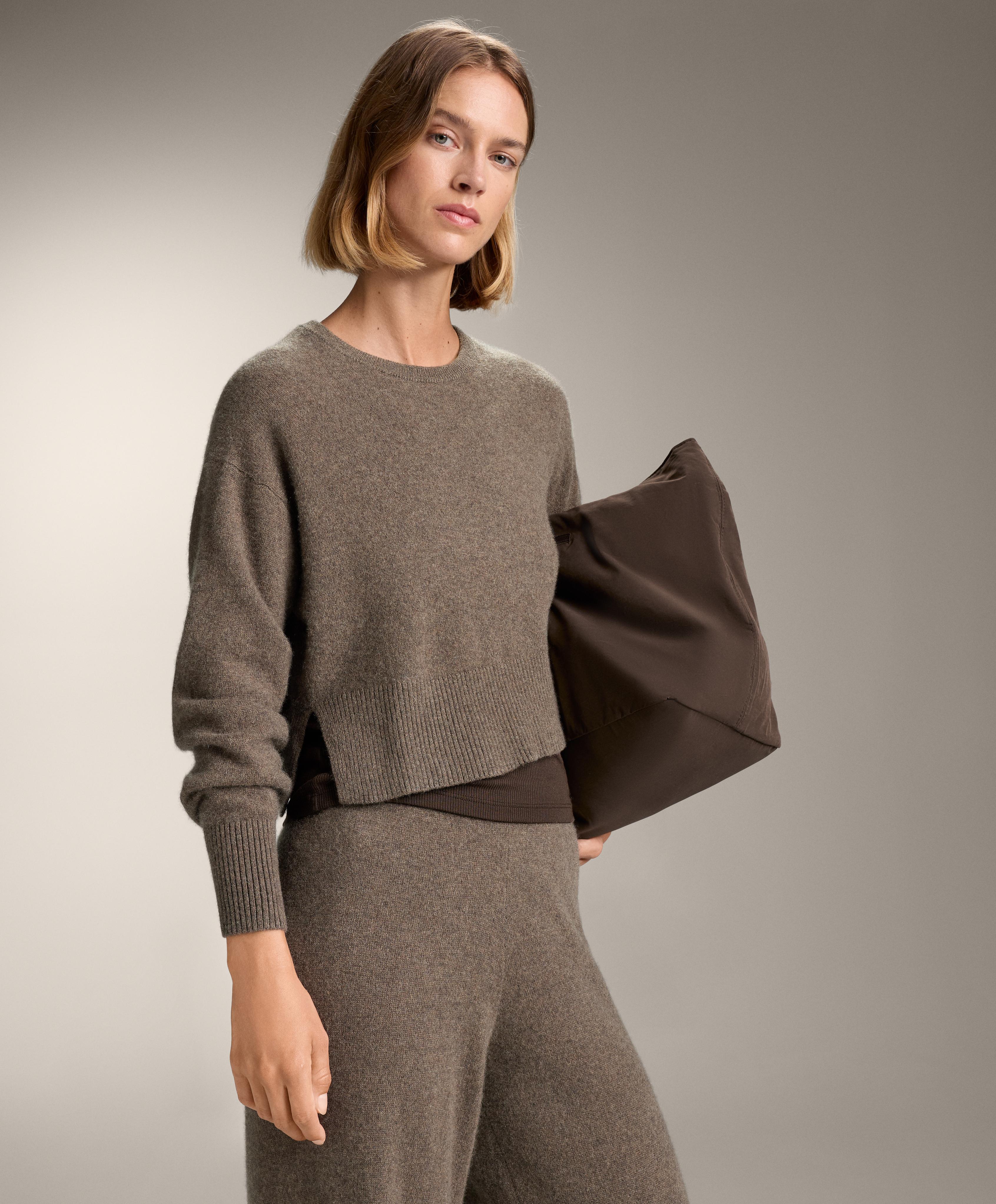 100% CASHMERE KNIT ROUND NECK JUMPER