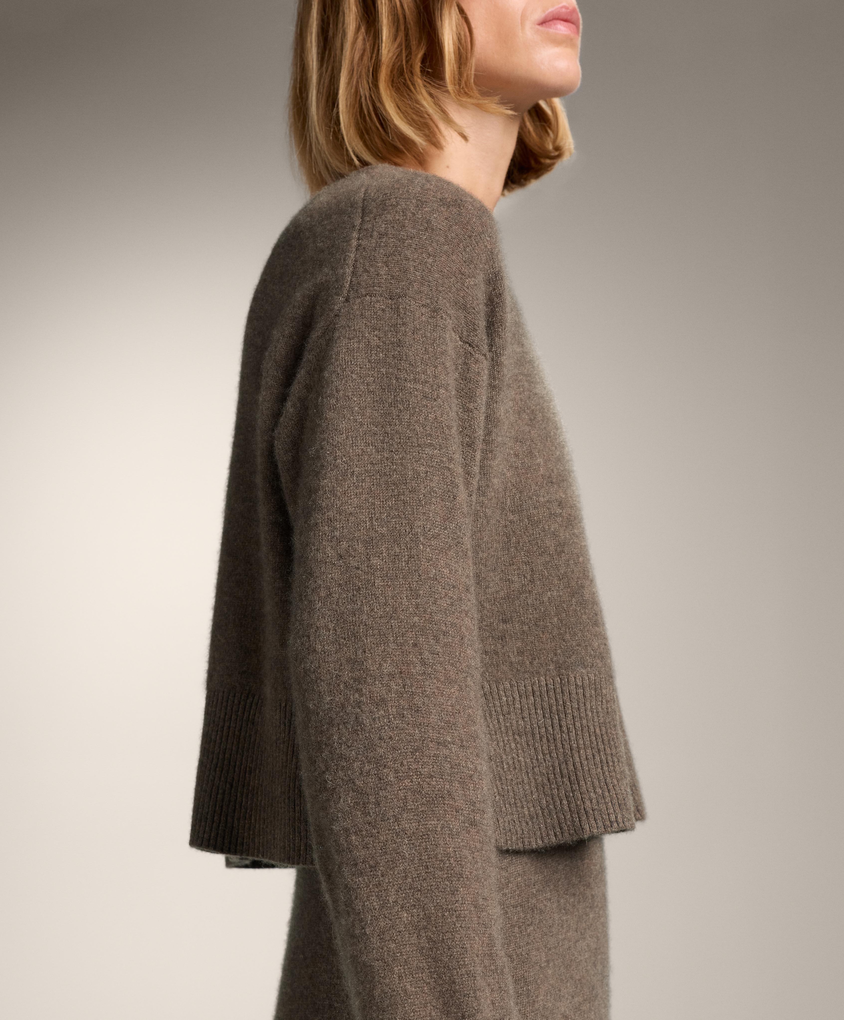 100% CASHMERE KNIT ROUND NECK JUMPER