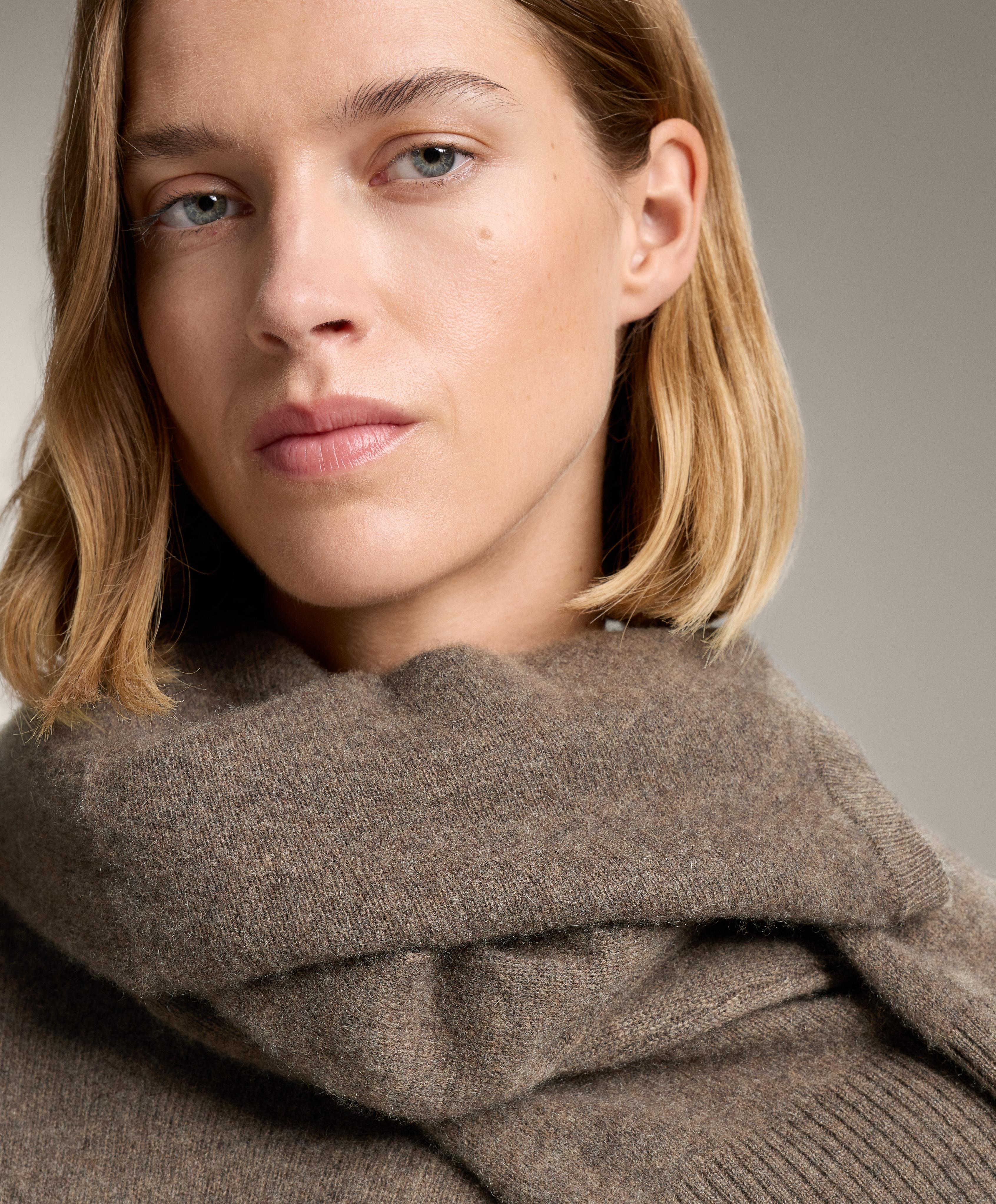 100% CASHMERE KNIT ROUND NECK JUMPER