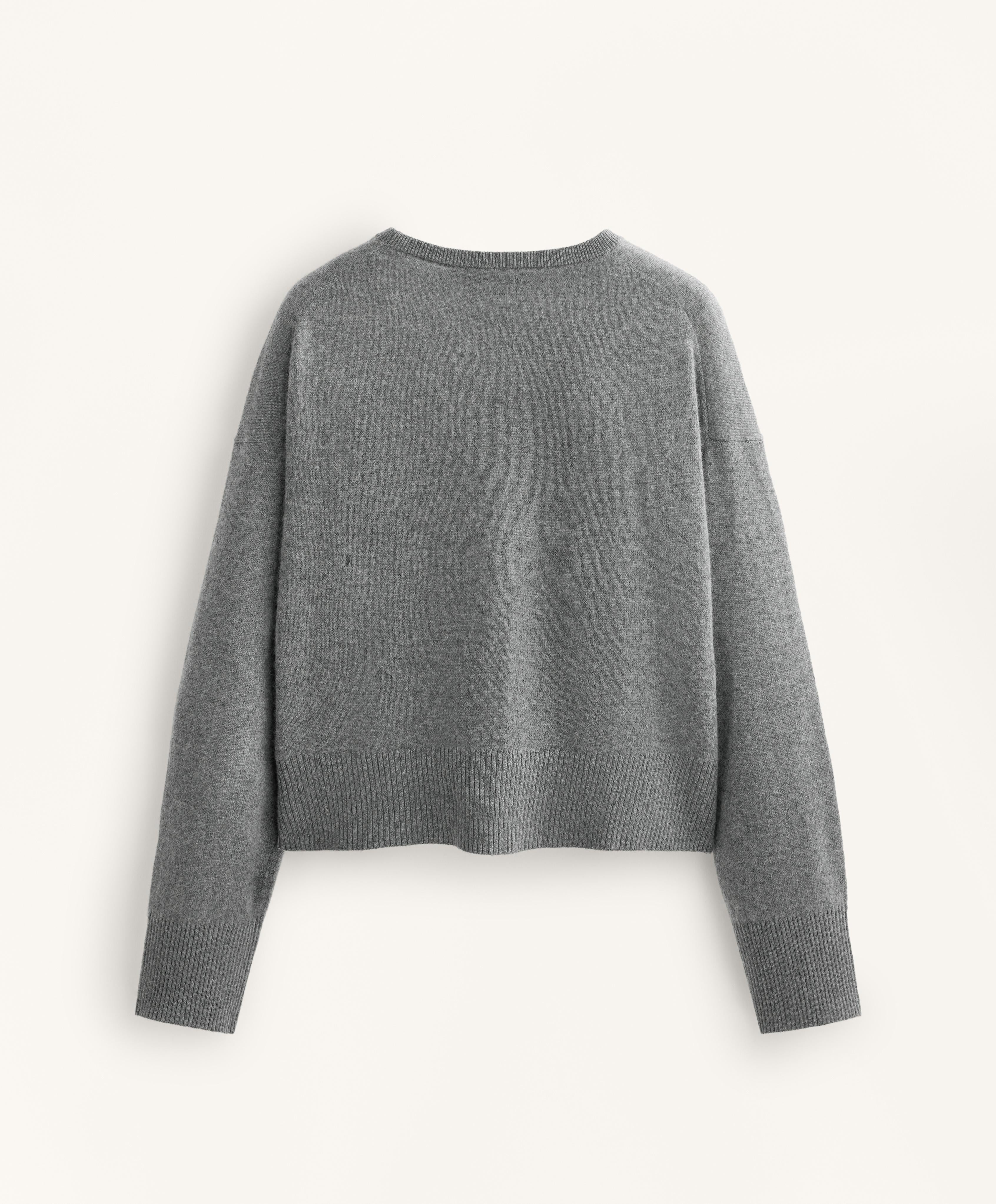 100% CASHMERE KNIT ROUND NECK JUMPER