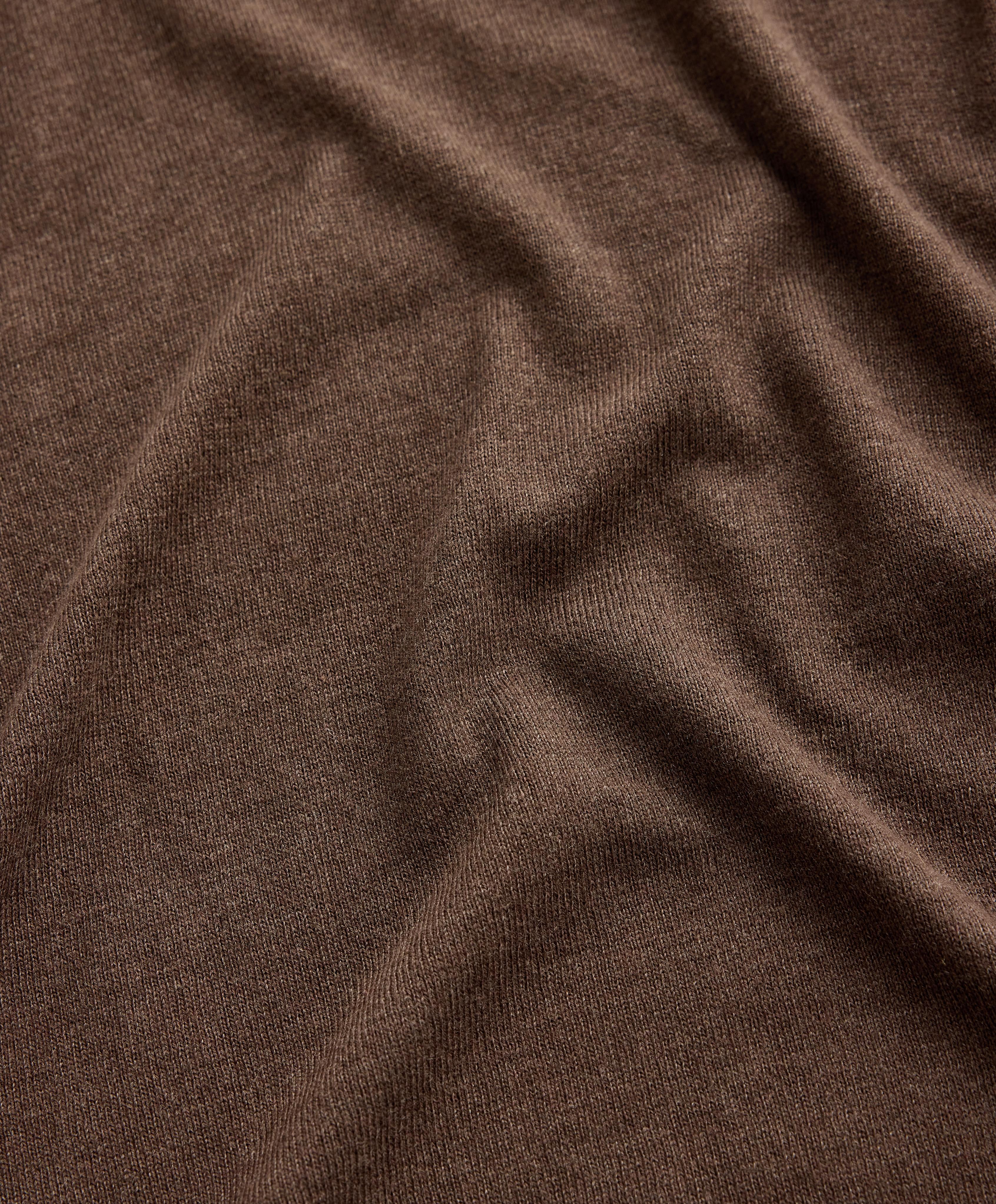 ROUND NECK KNIT JUMPER 10% CASHMERE