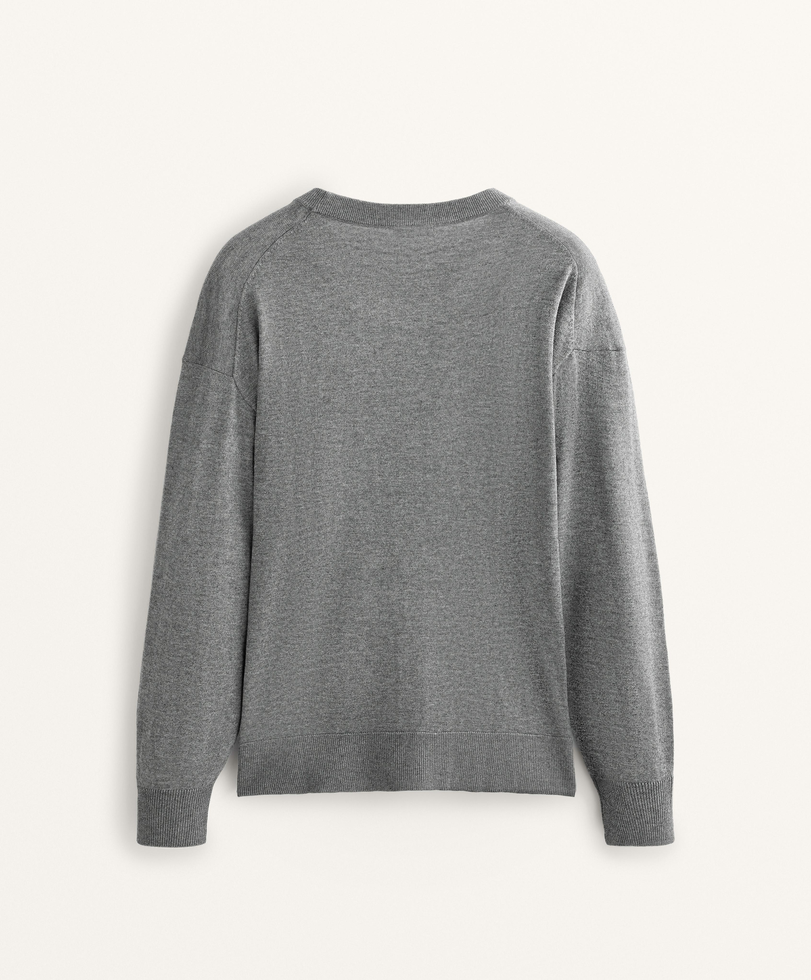 ROUND NECK KNIT JUMPER 10% CASHMERE