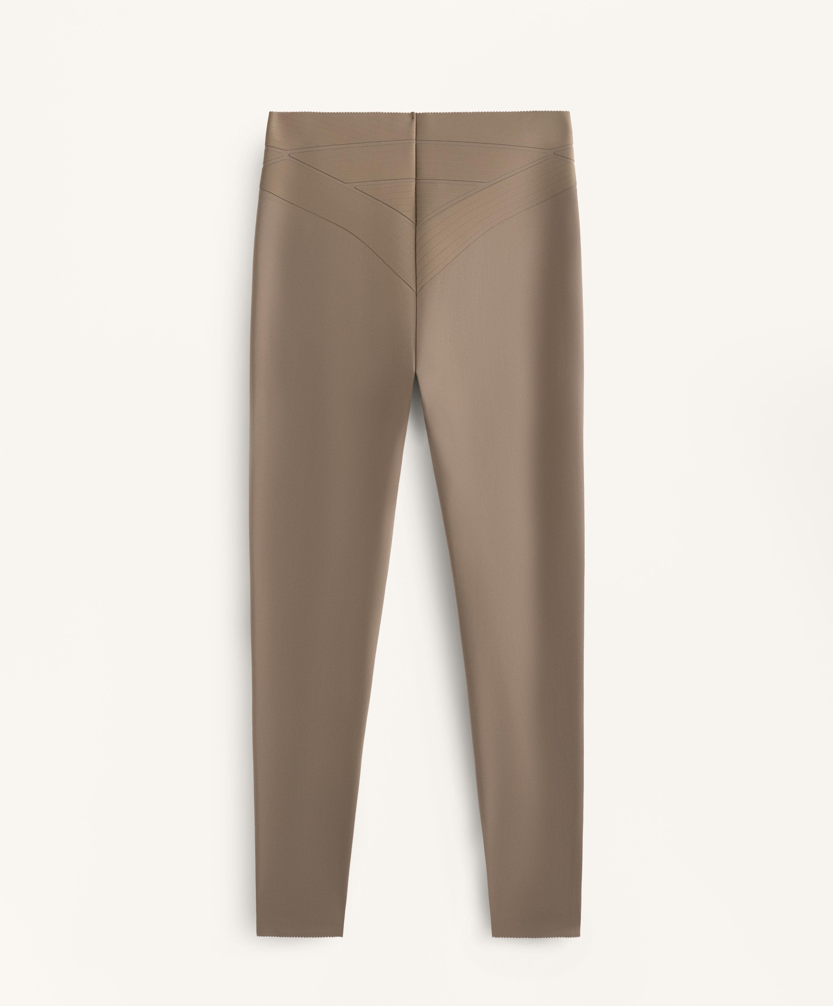 ANKLE LENGTH HIGH RISE COMPRESSIVE CORE CONTROL BLOCK LEGGINGS 65 CM
