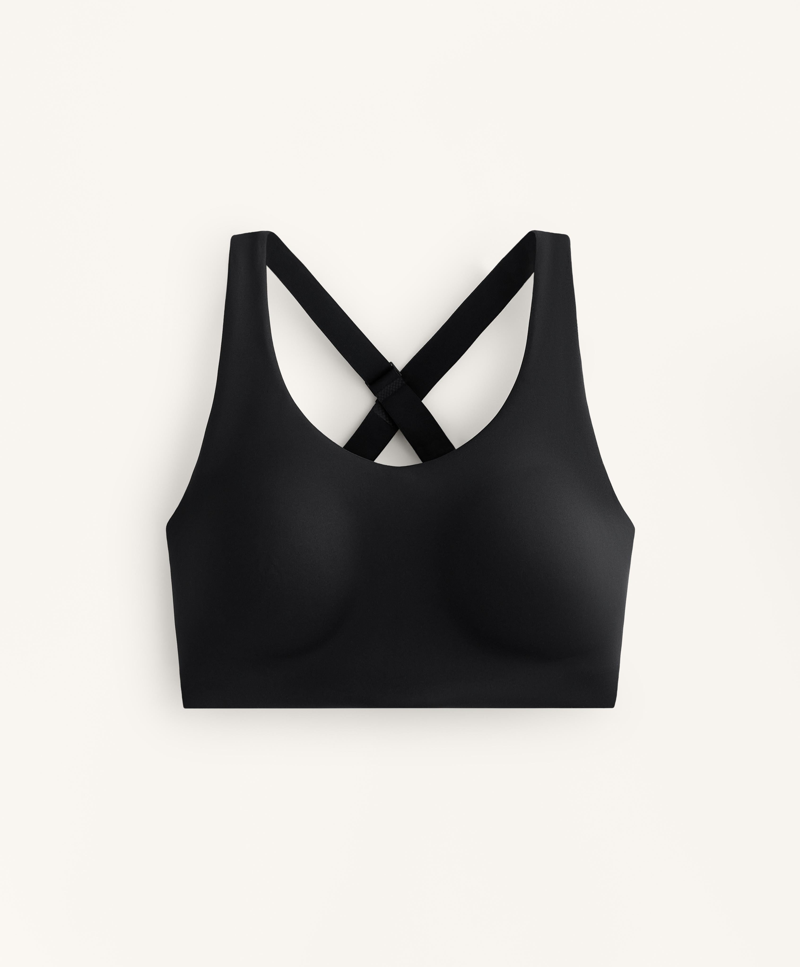 COMPRESSIVE CROSS BACK SPORTS BRA WITH FIRM SUPPORT