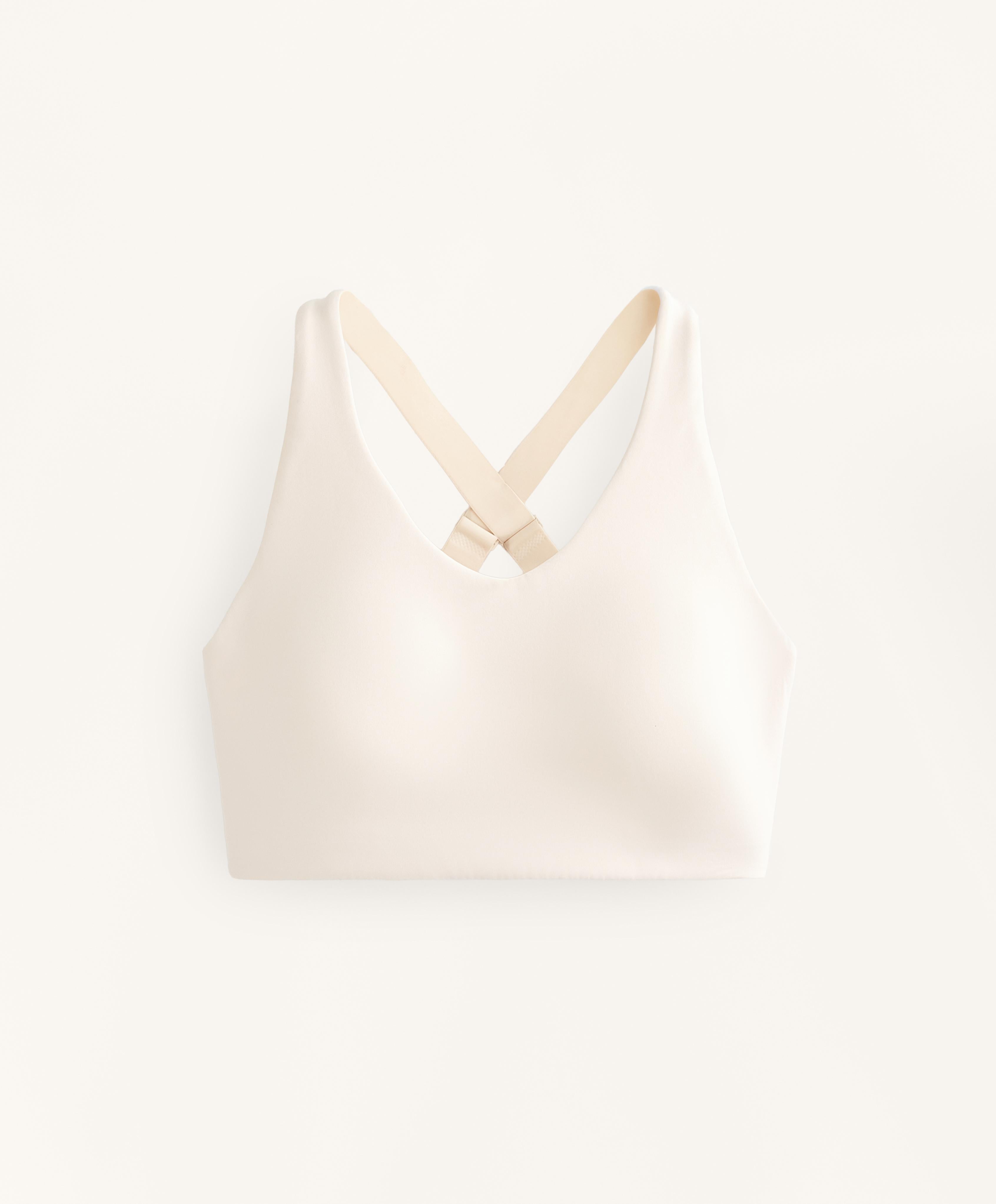 COMPRESSIVE CROSS BACK SPORTS BRA WITH FIRM SUPPORT