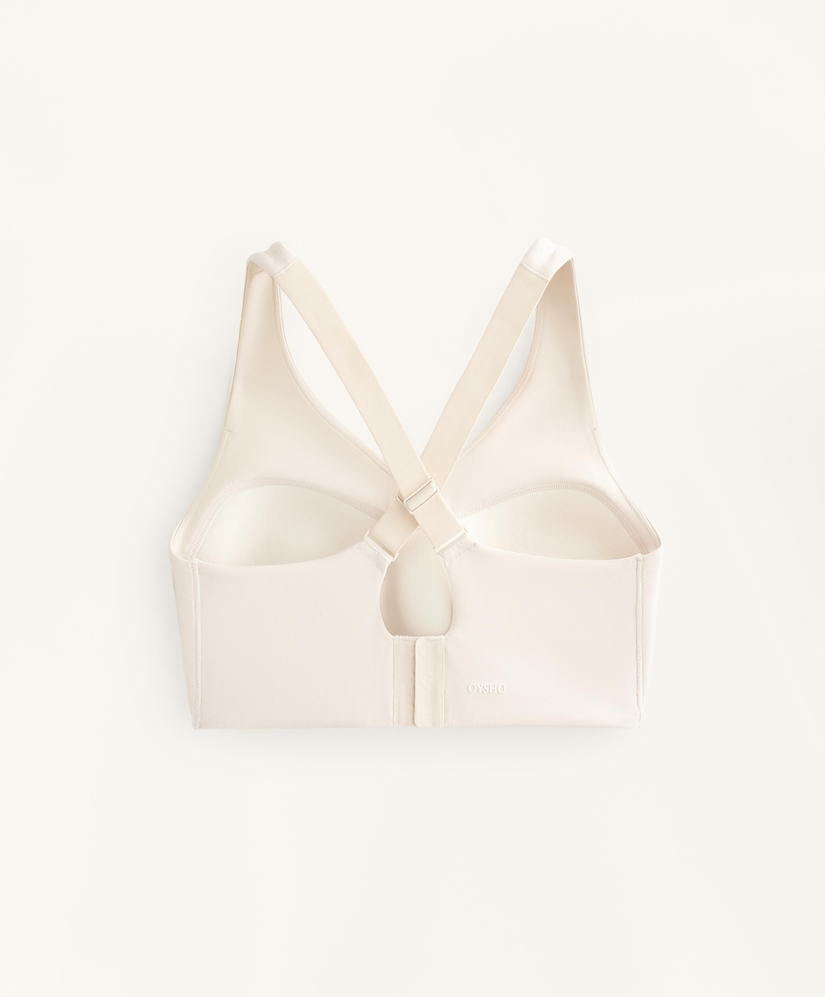 COMPRESSIVE CROSS BACK SPORTS BRA WITH FIRM SUPPORT