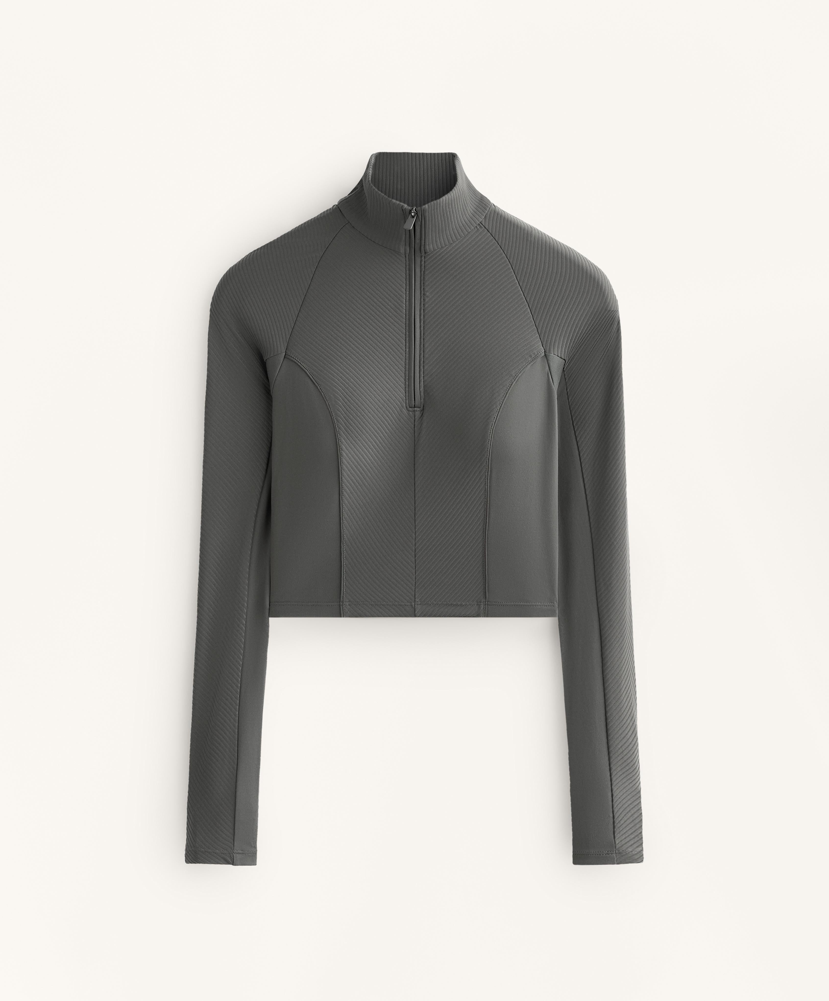 COMFORTLUX LONG SLEEVE RIB SIDE TANK TOP