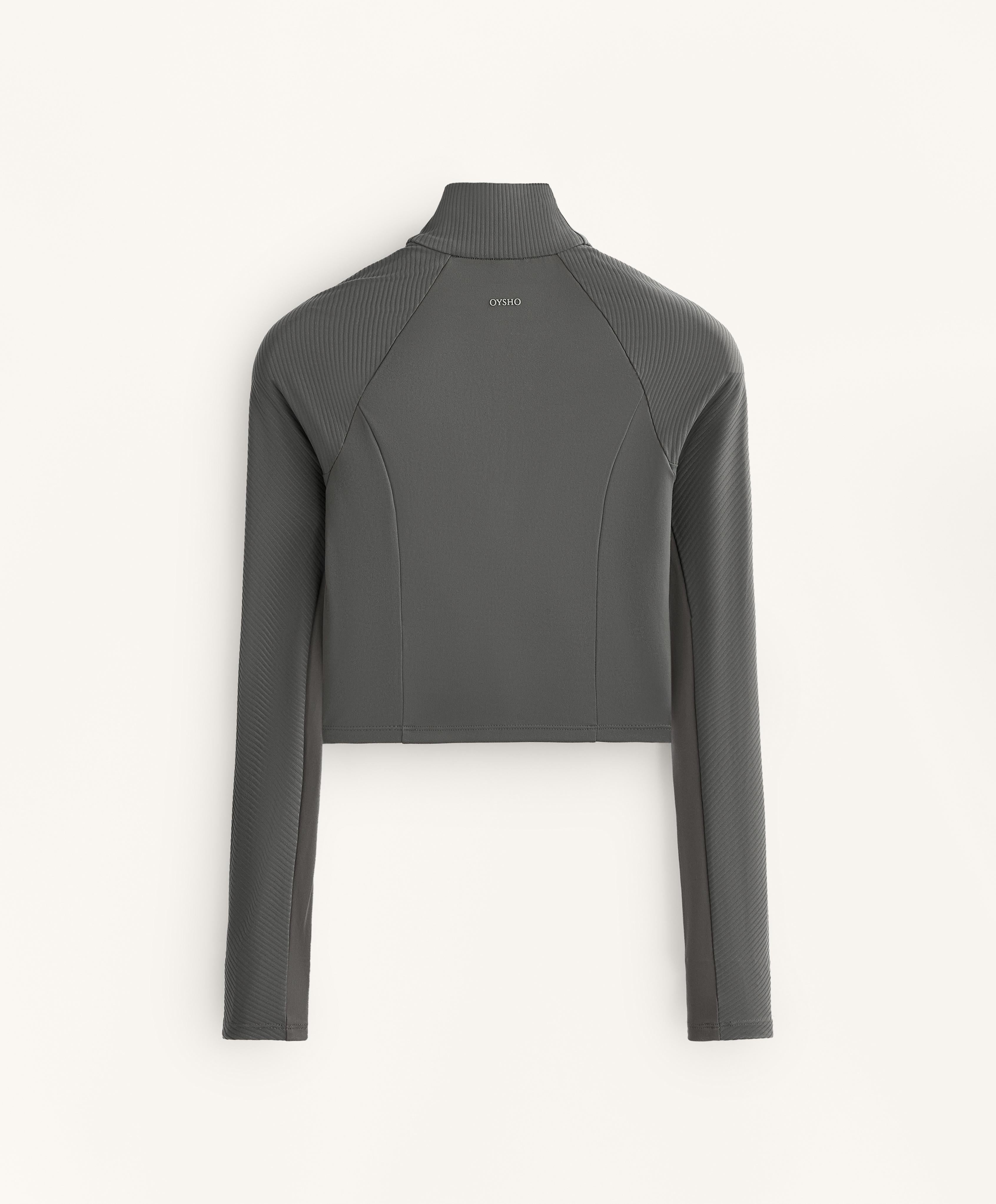 COMFORTLUX LONG SLEEVE RIB SIDE TANK TOP