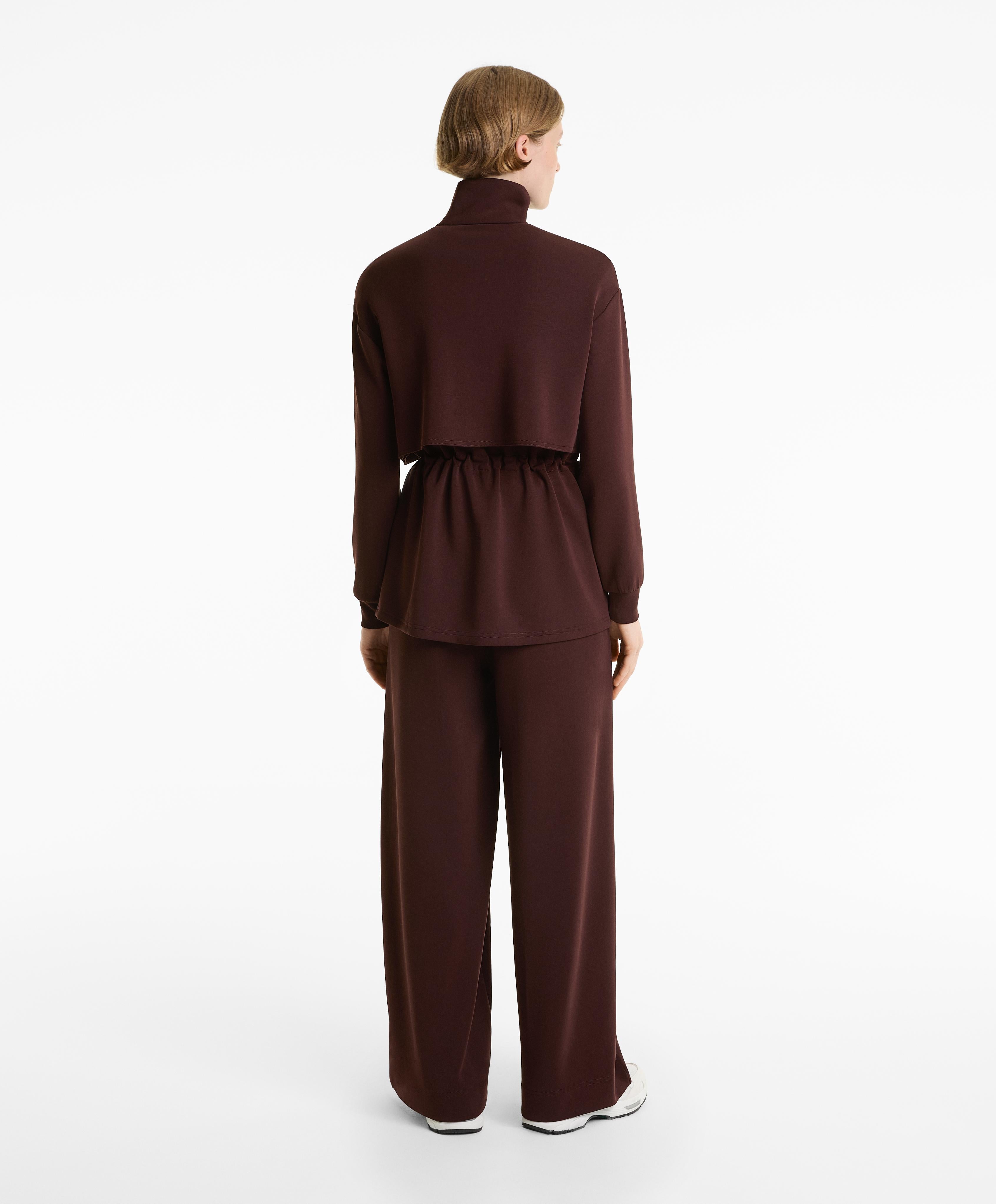 LONG SOFT FEEL MODAL JACKET WITH POCKETS
