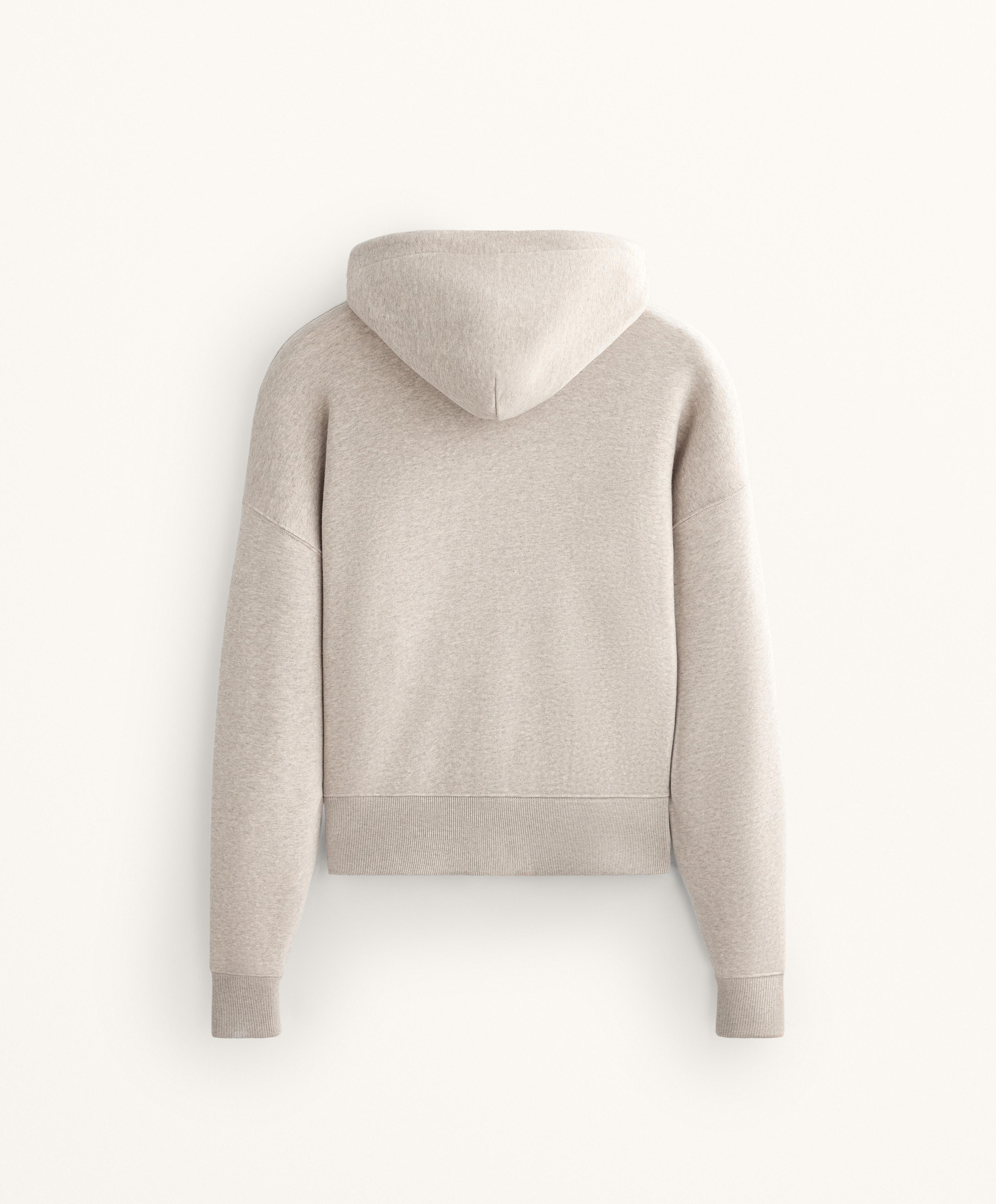 WIDE SLEEVE HOODED JACKET WITH COTTON