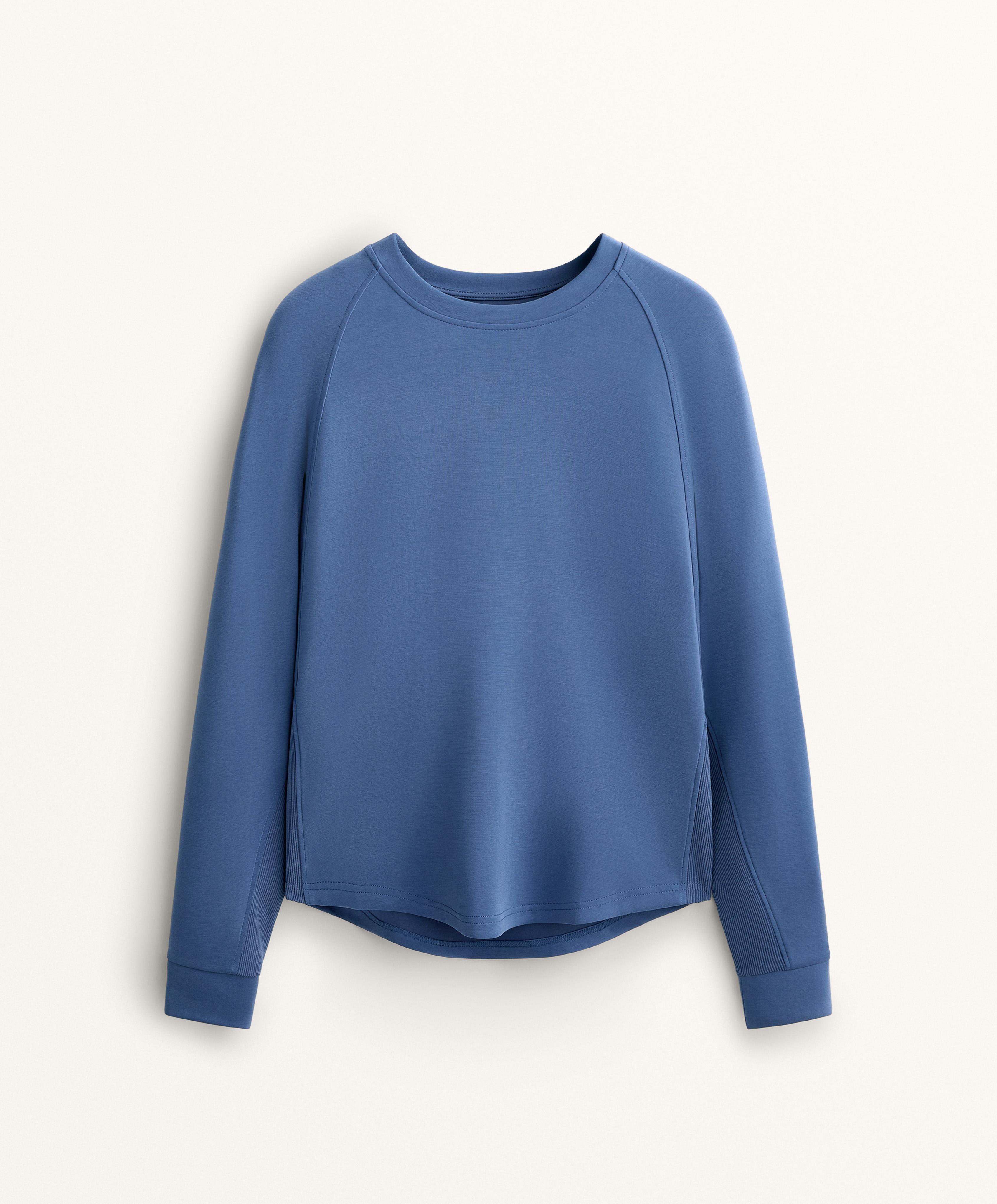 OVERSIZED MODAL RIB SWEATSHIRT