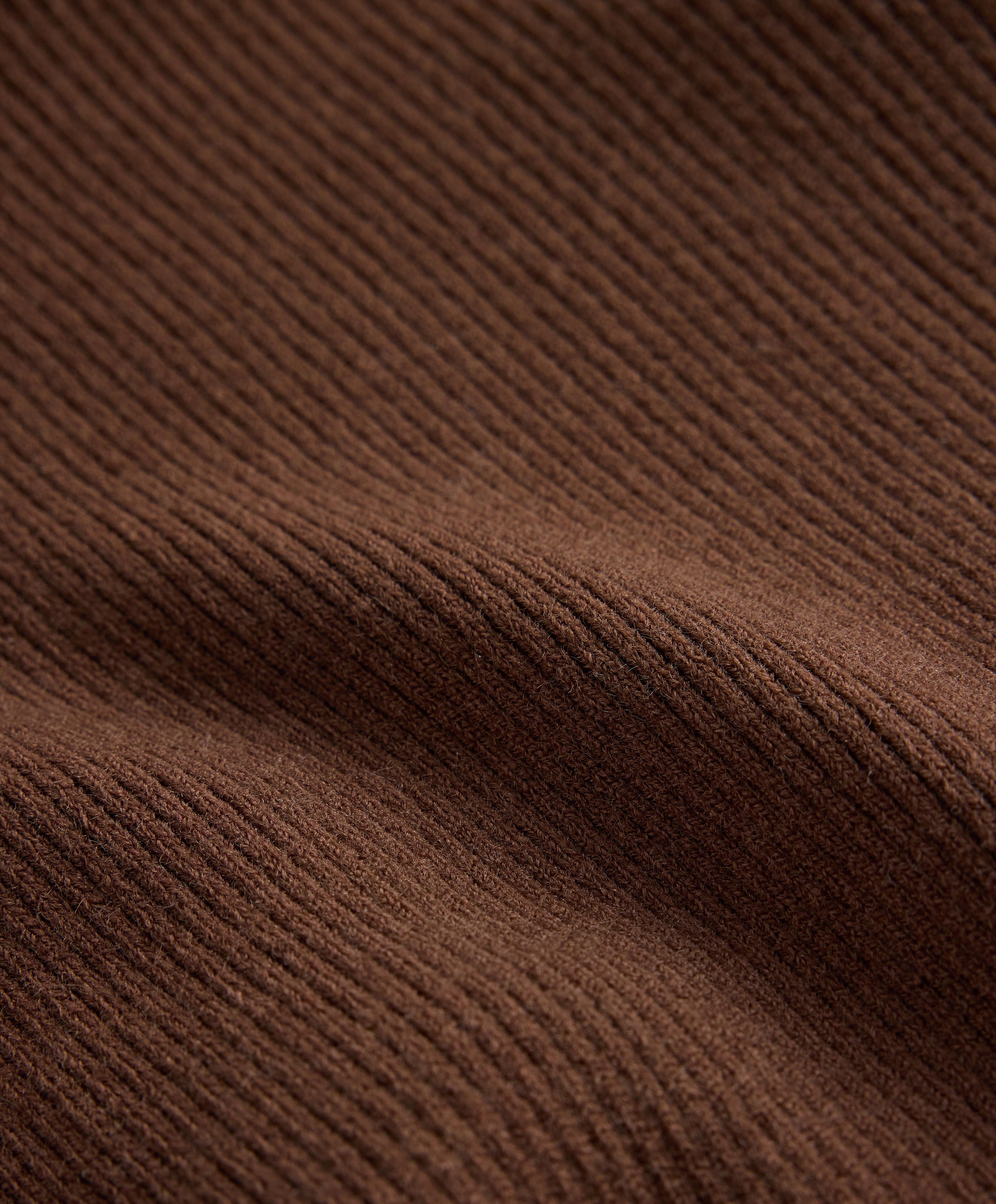 CROSSOVER RIB KNIT JUMPER