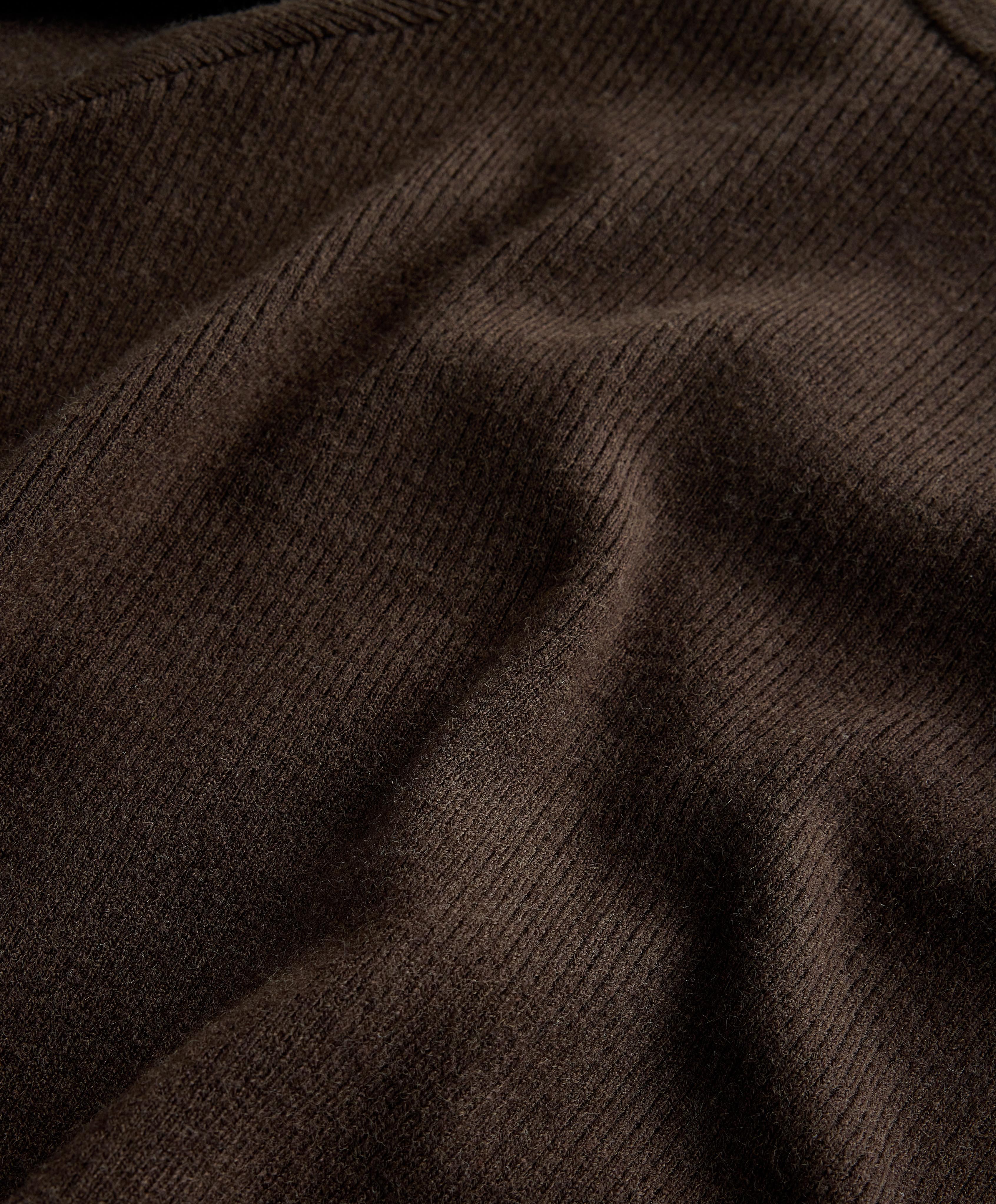 FITTED WAIST RIB KNIT JUMPER