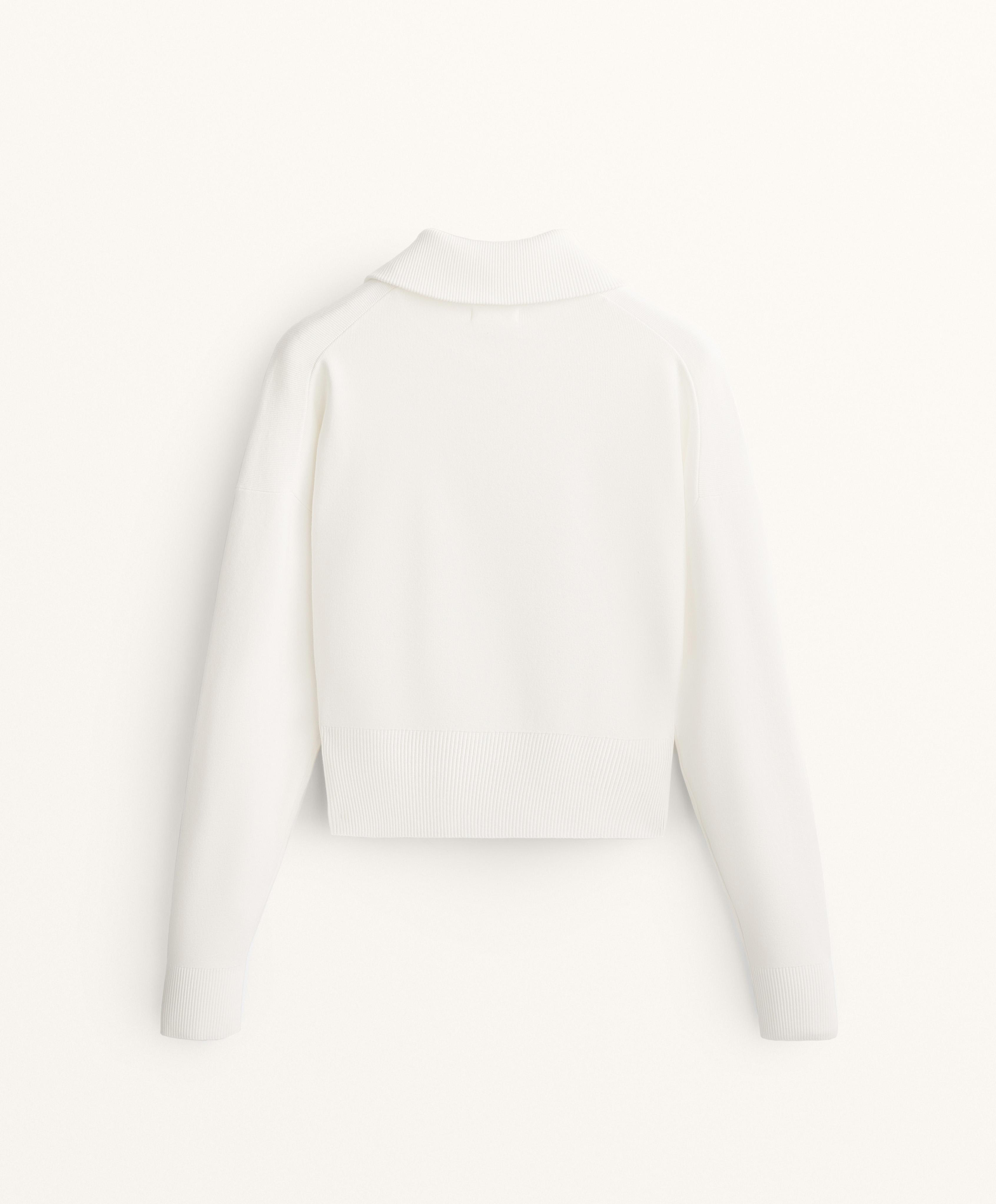 HIGH NECK KNIT JACKET