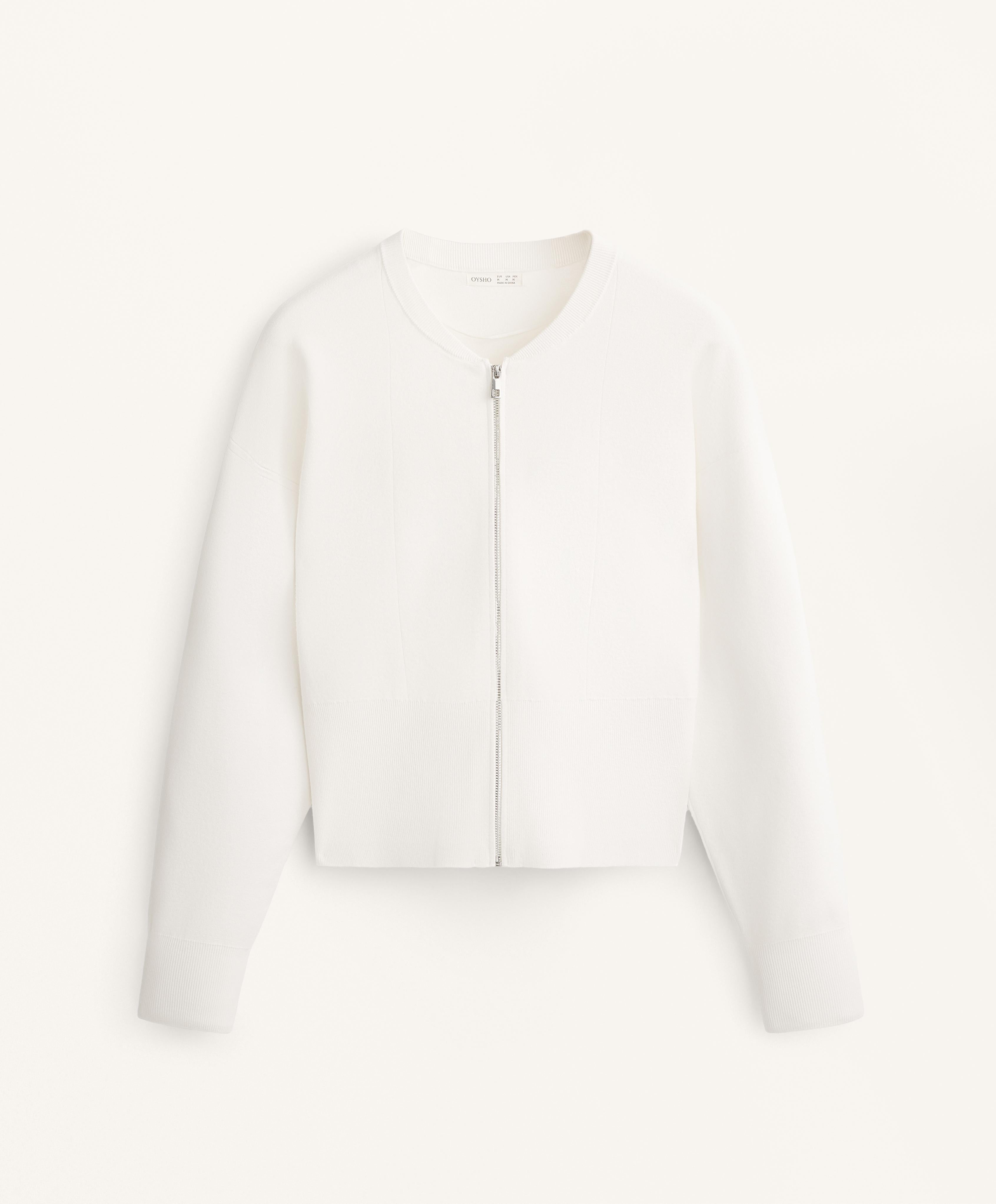 KNIT BOMBER JACKET